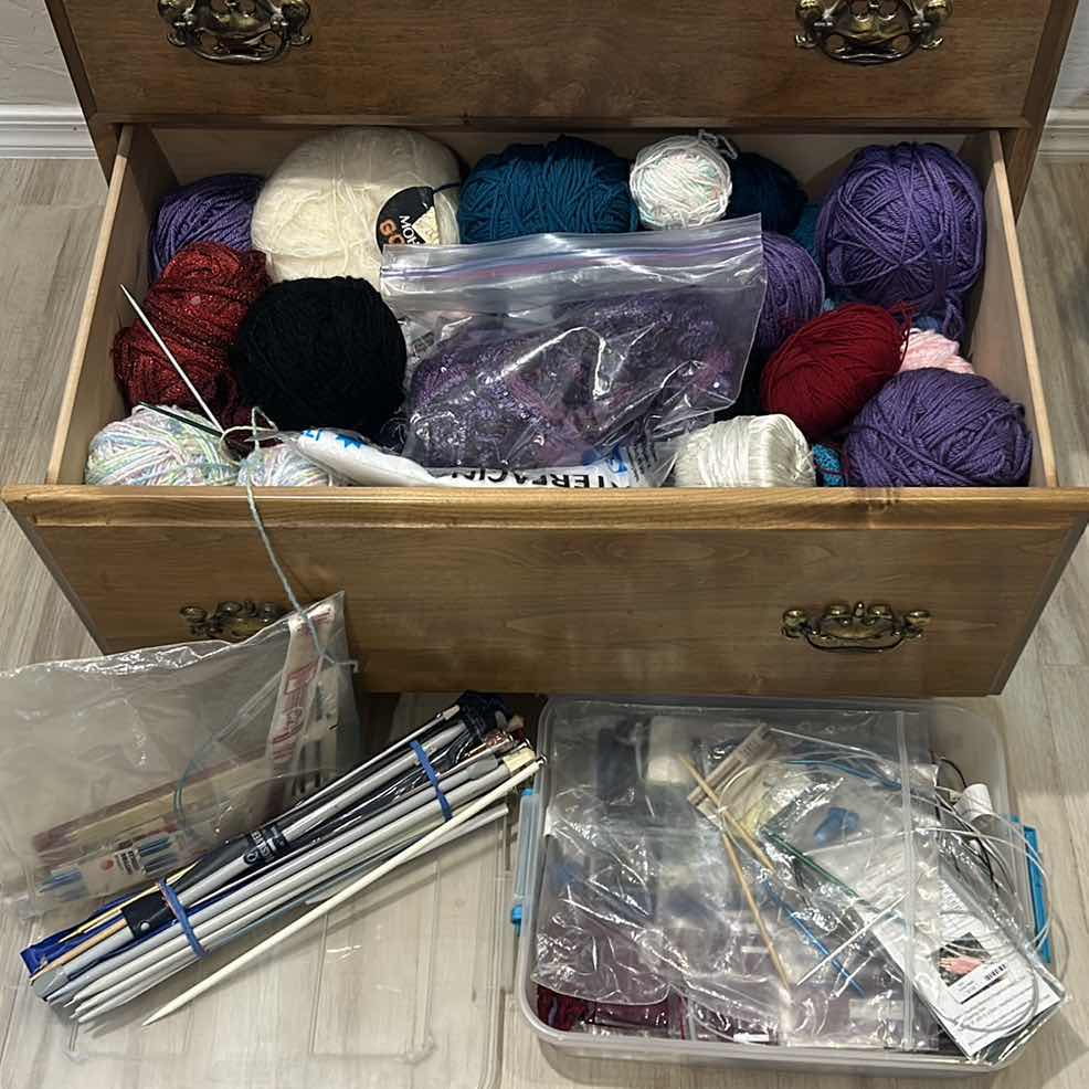 Photo 1 of KNITTING SUPPLIES