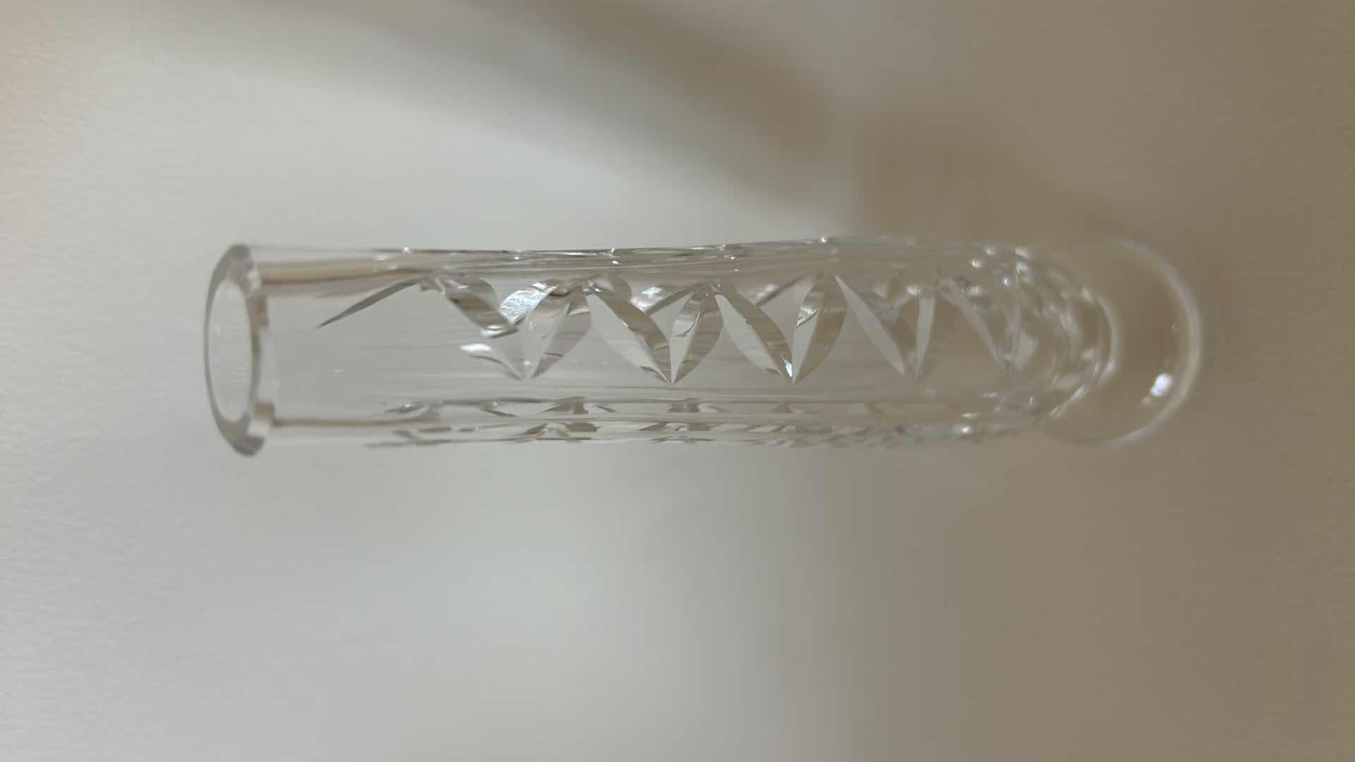 Photo 3 of WATERFORD WEDDING CRYSTAL BUD VASE H7”