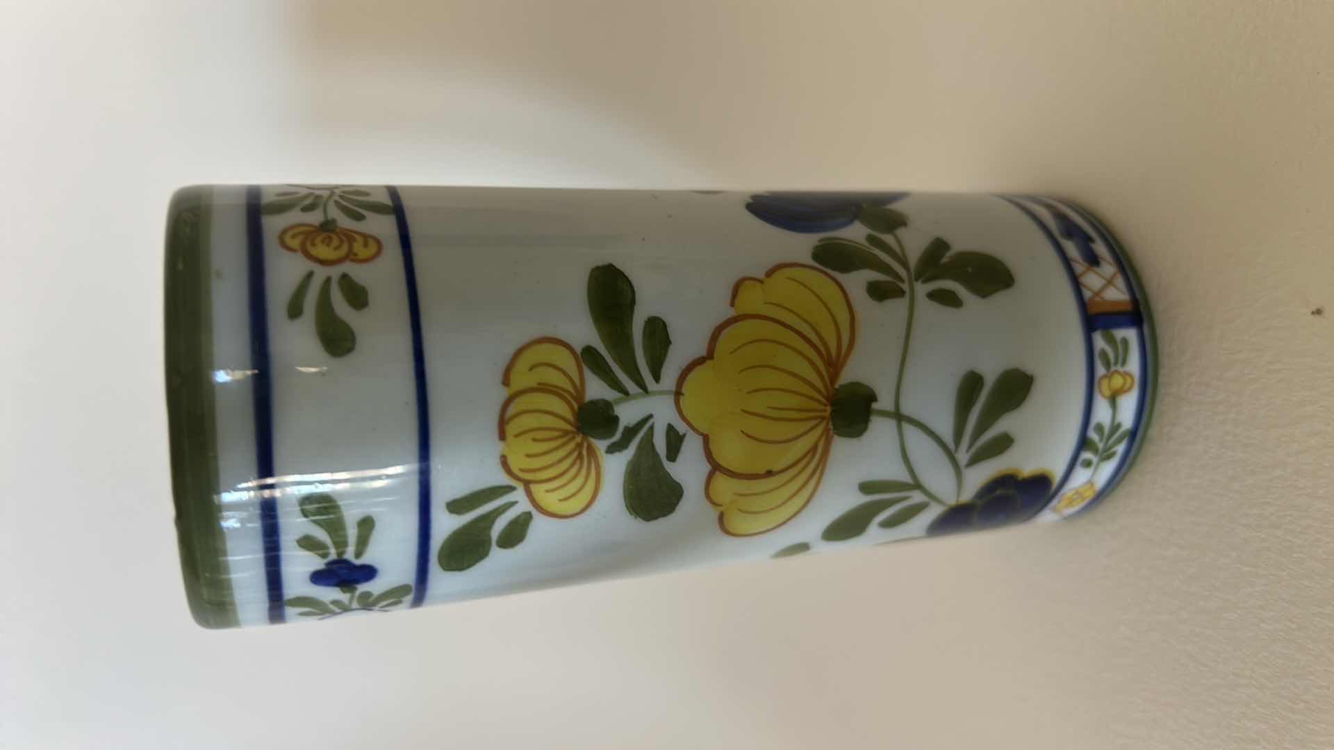 Photo 3 of ESTEE ITALIAN PORCELAIN VASE, STAMPED AND NUMBERED H5”