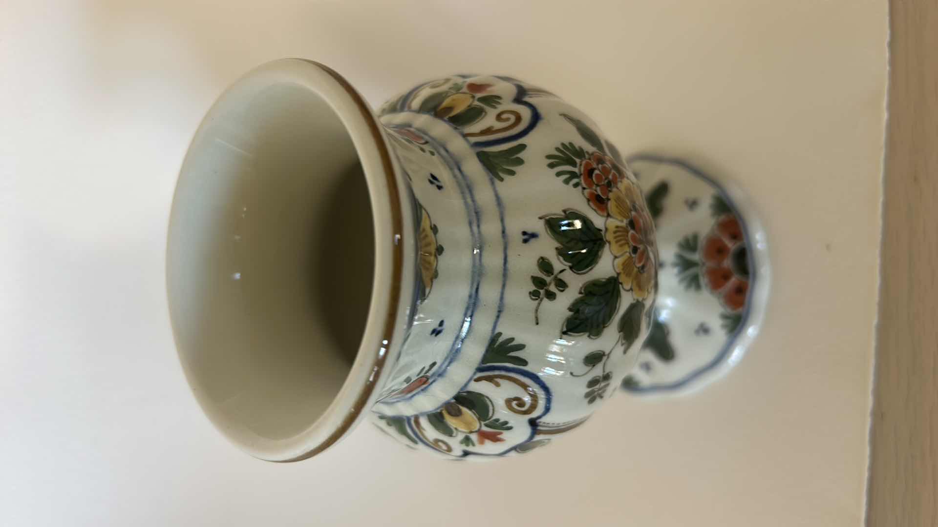 Photo 4 of H6” ESTEE FOR TIFFANY PORCELAIN VASE