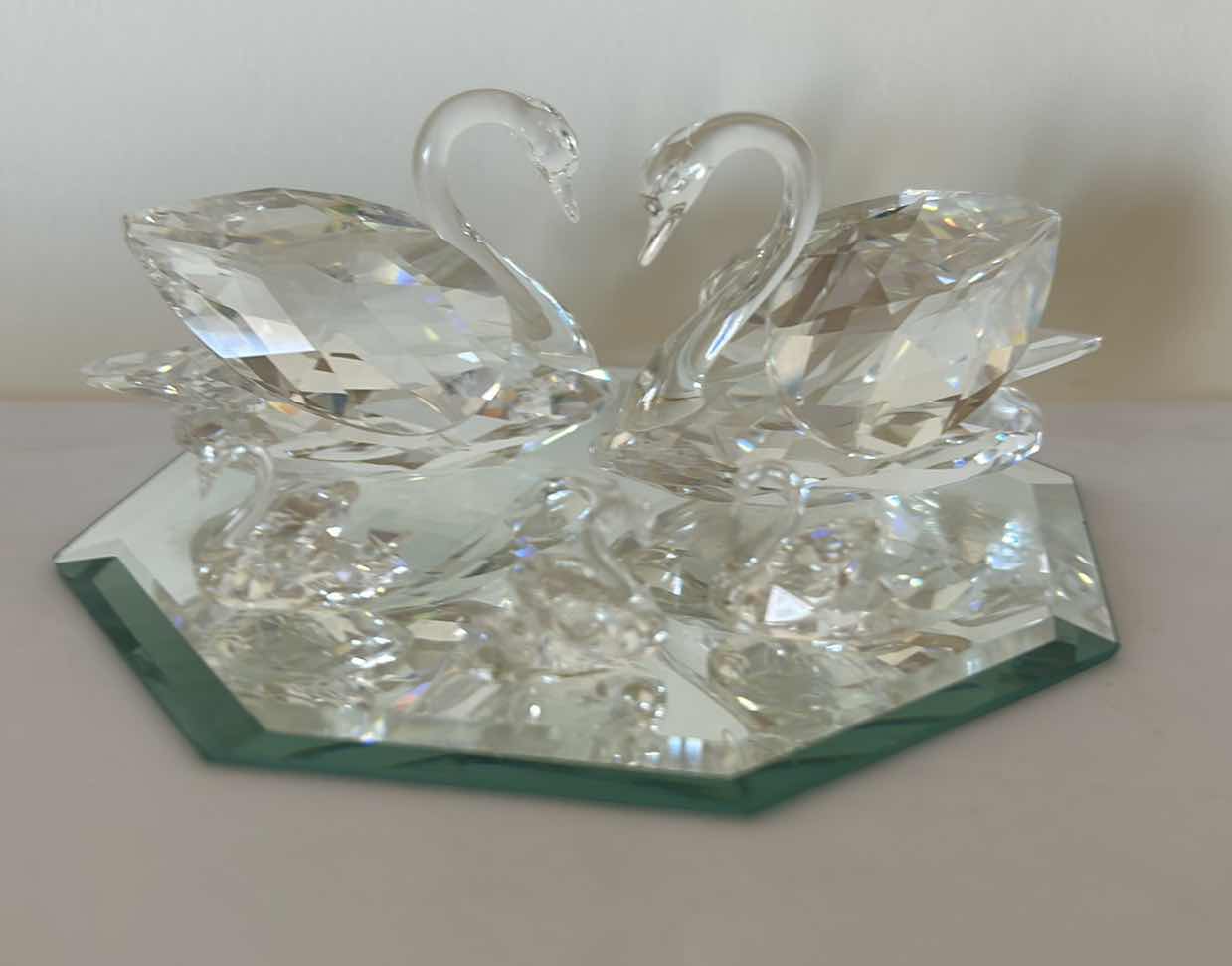 Photo 1 of 6 PC SWAROVSKI CRYSTAL SWAN FAMILY