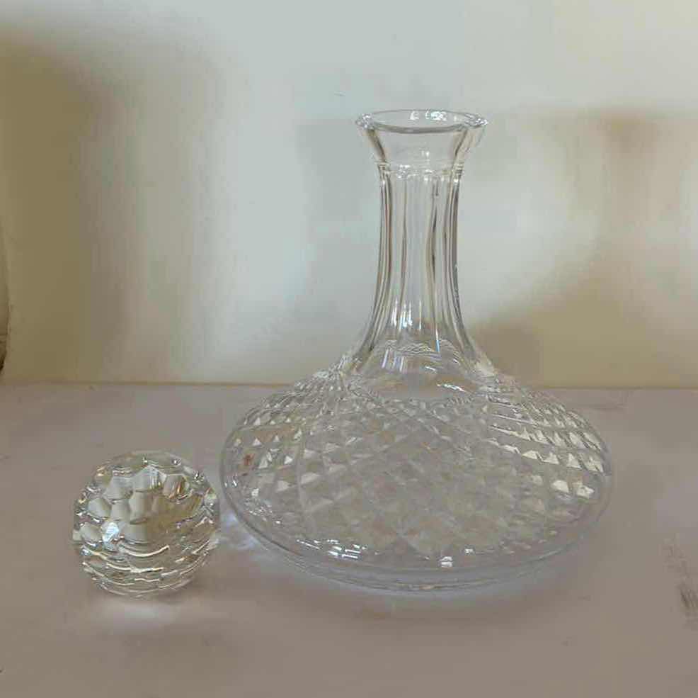 Photo 5 of WATERFORD CRYSTAL LISMORE DECANTER & STOPPER H10”