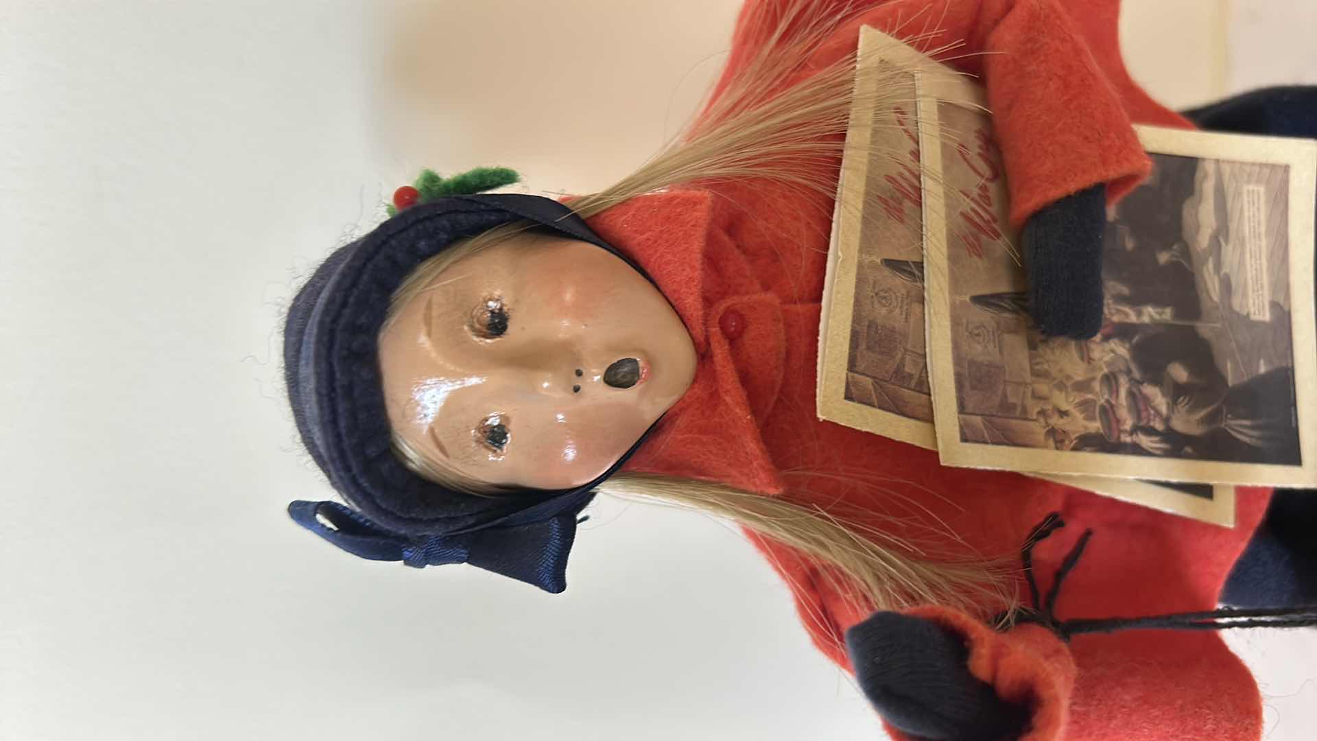 Photo 3 of VINTAGE BYERS CHOICE SALVATION ARMY DOLL “THE CAROLERS”