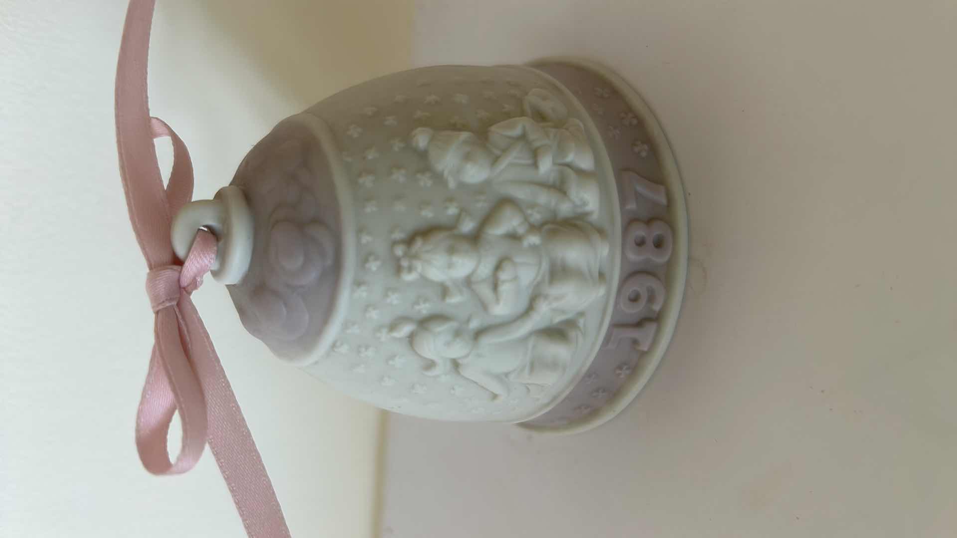 Photo 2 of LLADRO 1987 CHRISTMAS BELL H3”