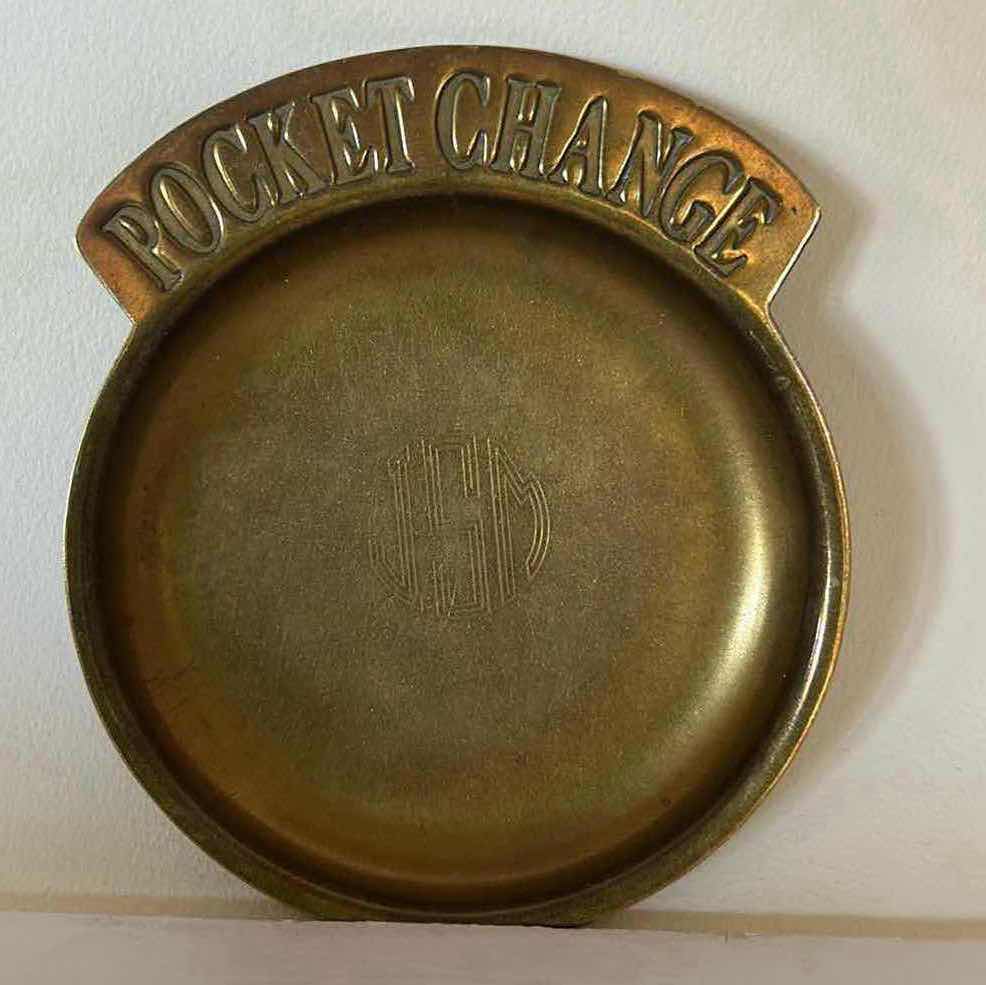 Photo 1 of VINTAGE BRASS POCKET CHANGE HOLDER