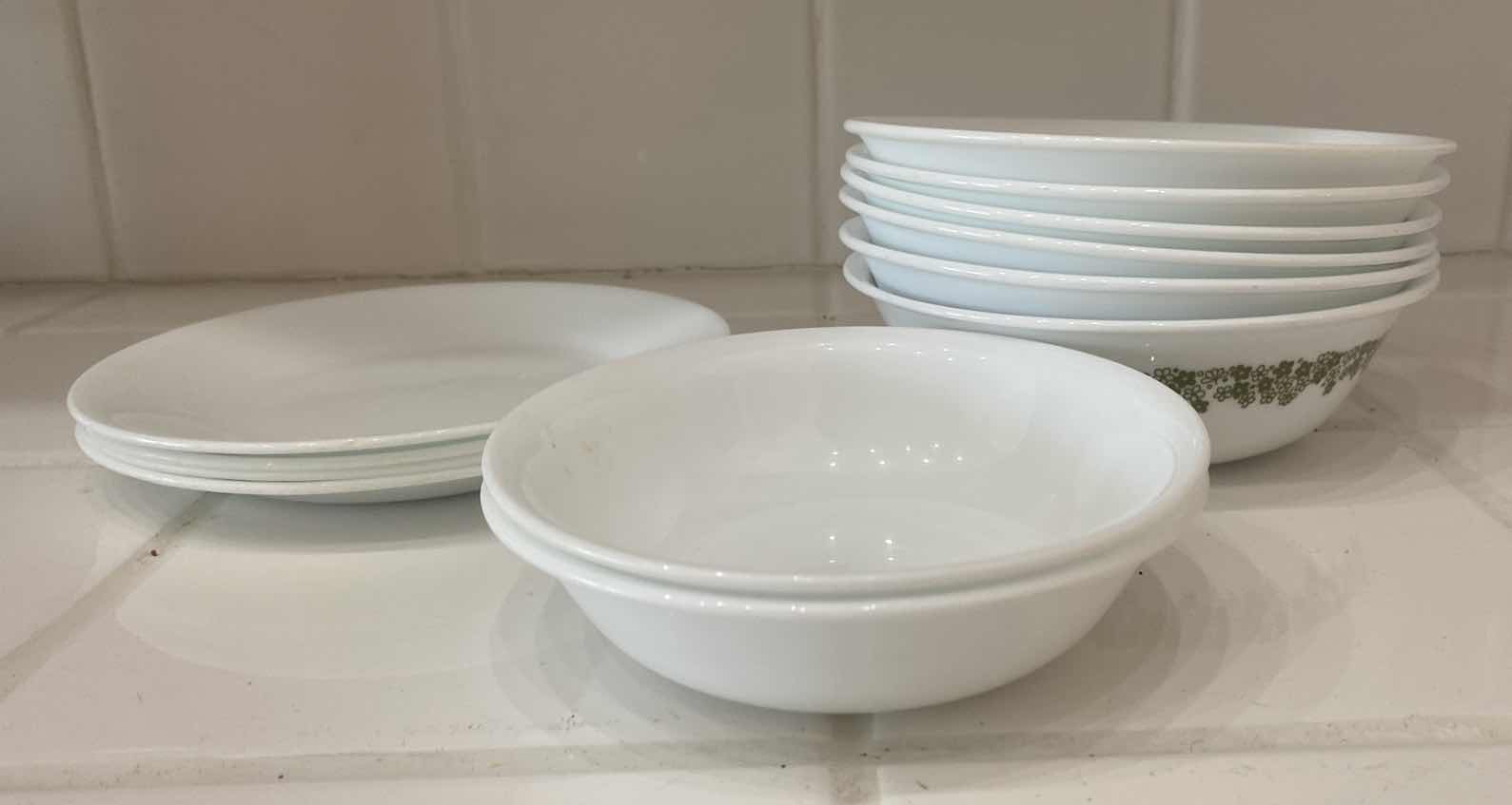 Photo 1 of 8-PIECES CORELLE BOWLS & 4 UNBRANDED PLATES