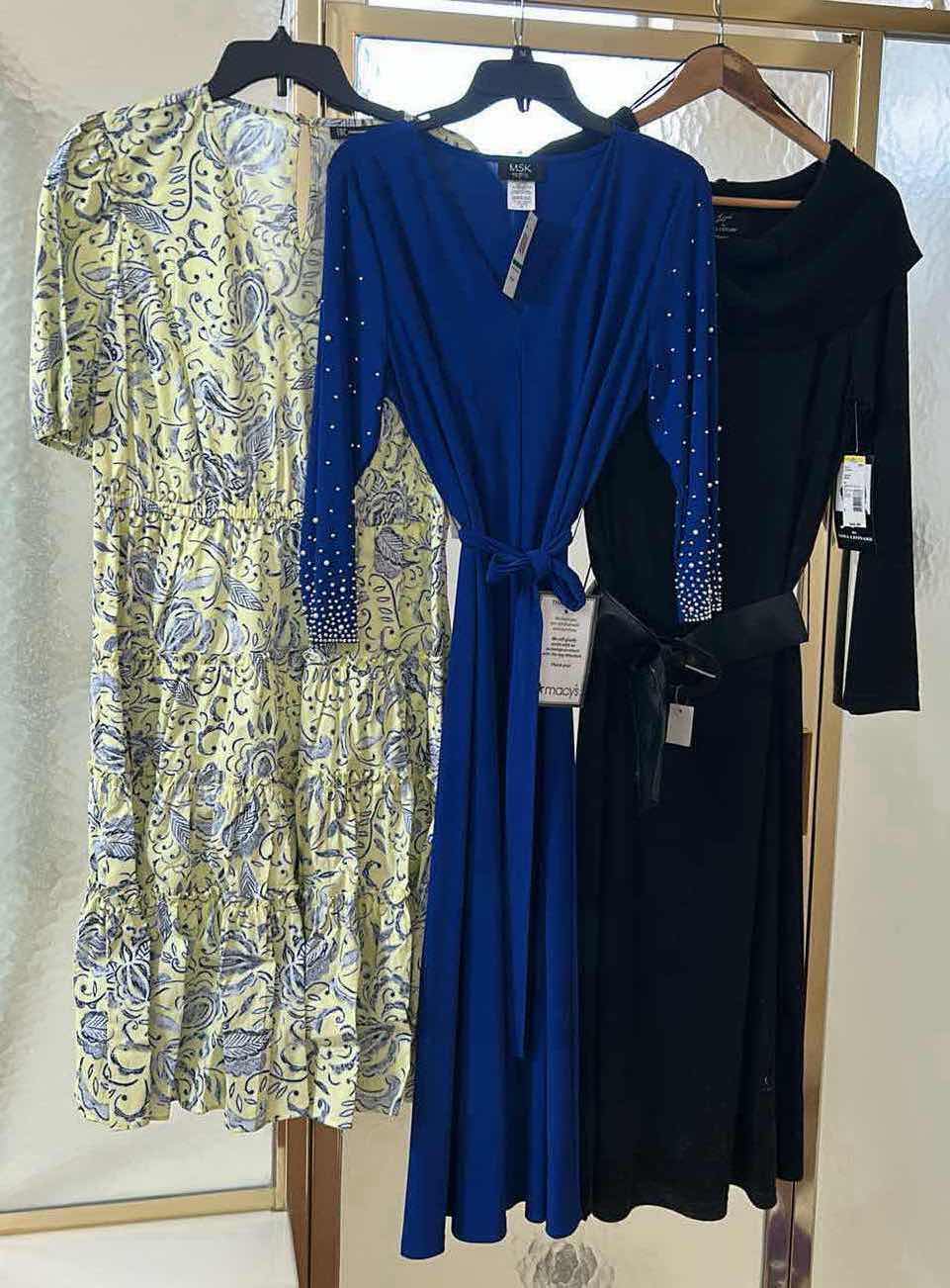 Photo 1 of WOMENSWEAR- 3 NEW WITH TAGS DRESSES SIZE LARGE