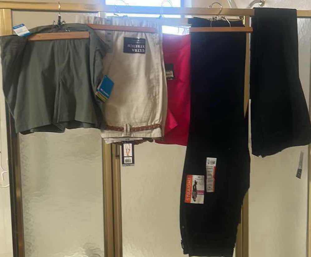 Photo 1 of WOMENSWEAR- 5 NEW WITH TAGS, SHORTS AND SLACKS