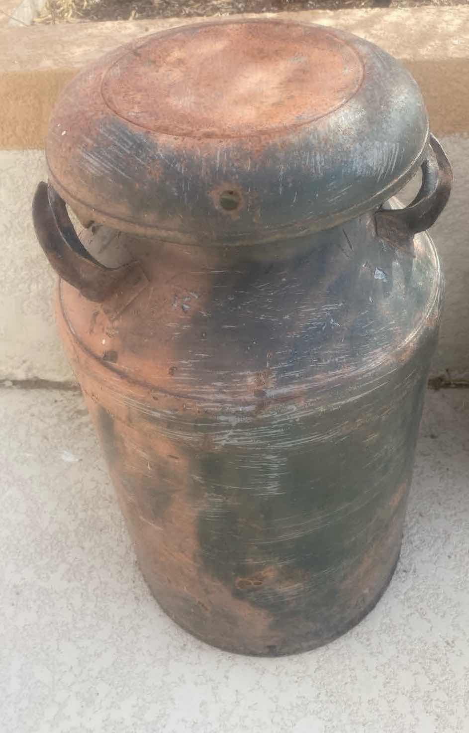 Photo 1 of VINTAGE MILK CAN H24”