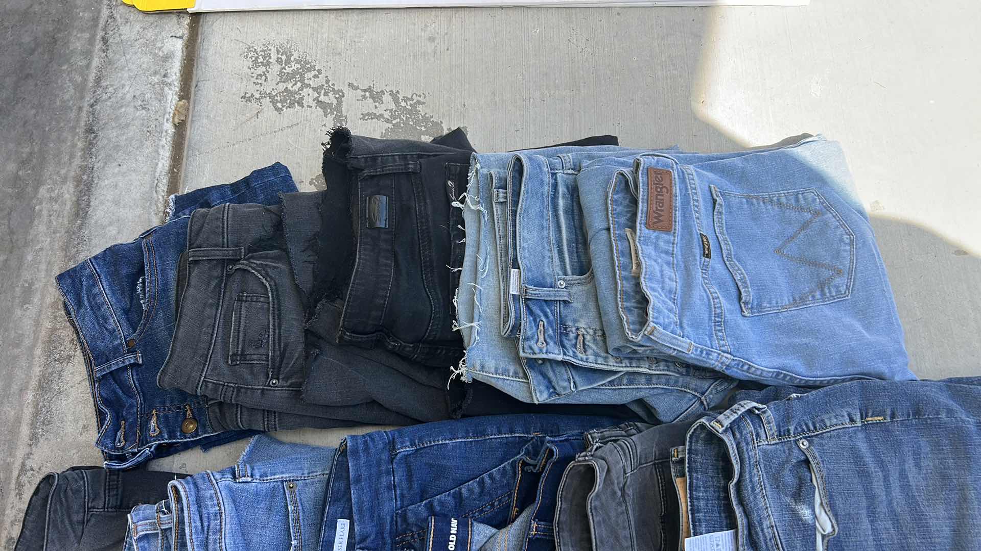Photo 1 of JEANS (ALL SIZES) AND 2 ROBES