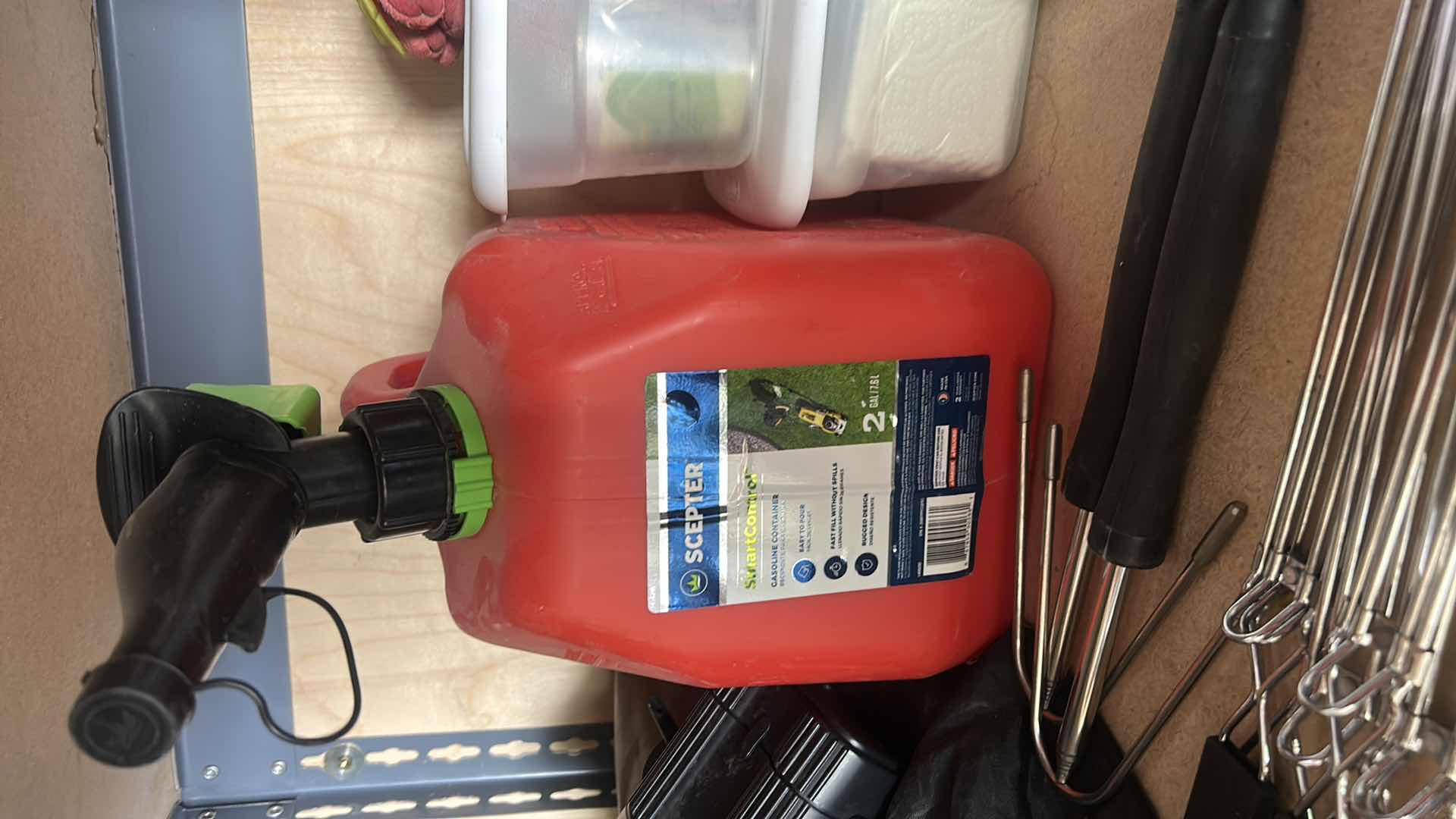 Photo 1 of CONTENTS ON SHELF IN SHED