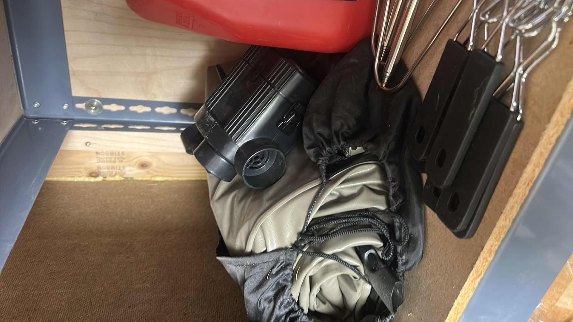Photo 1 of CONTENTS ON SHELF IN SHED