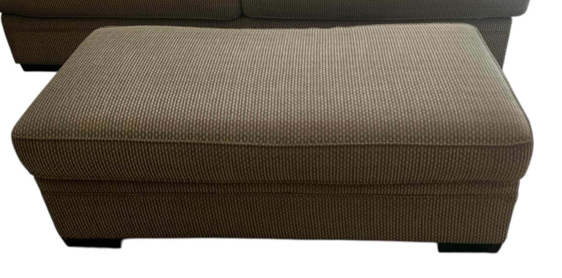 Photo 1 of TAN UPHOLSTERED OTTOMAN 56” x 30” x H18 1/2”