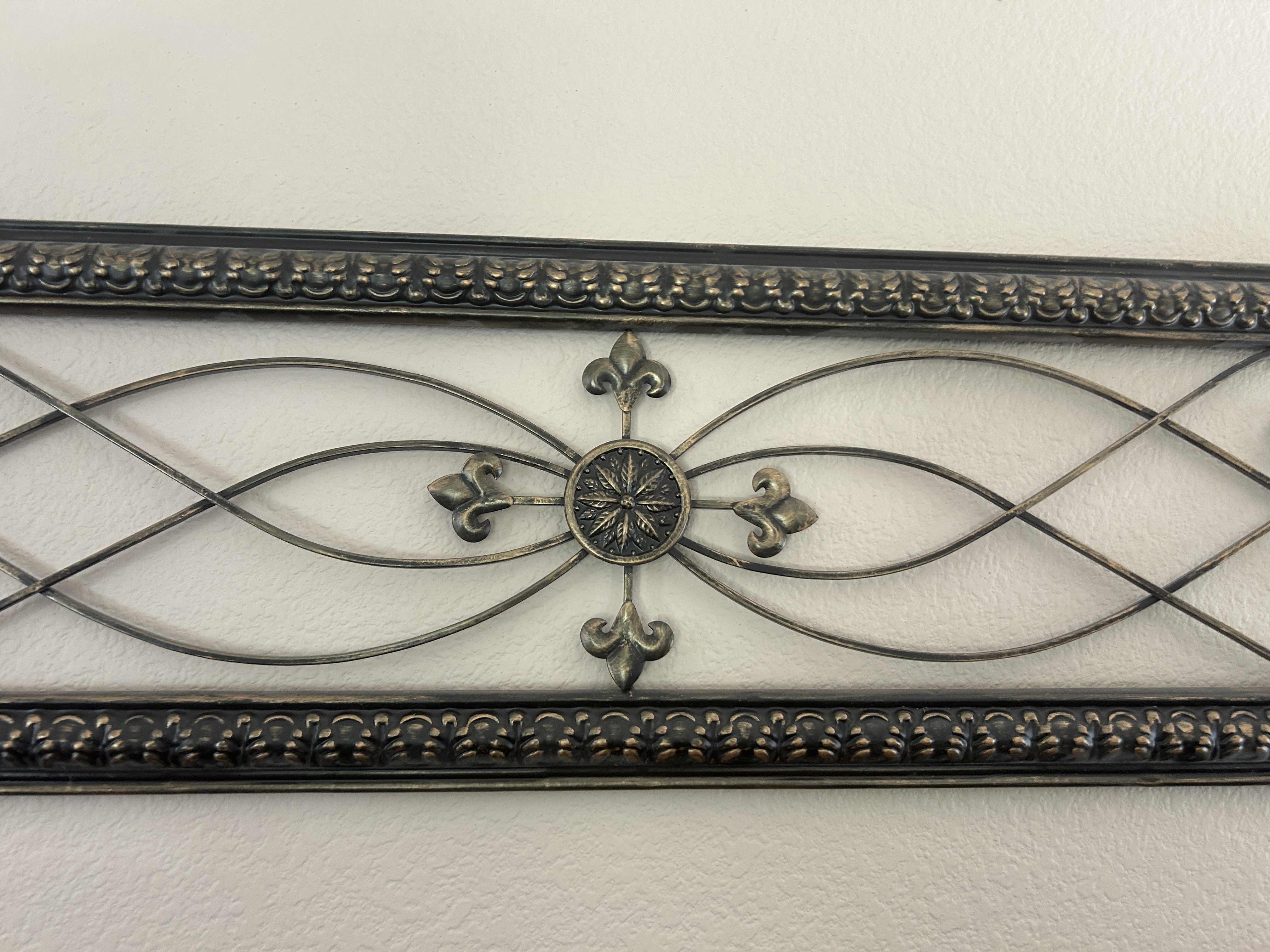 Photo 1 of METAL WALL DECOR 51” x 10”
