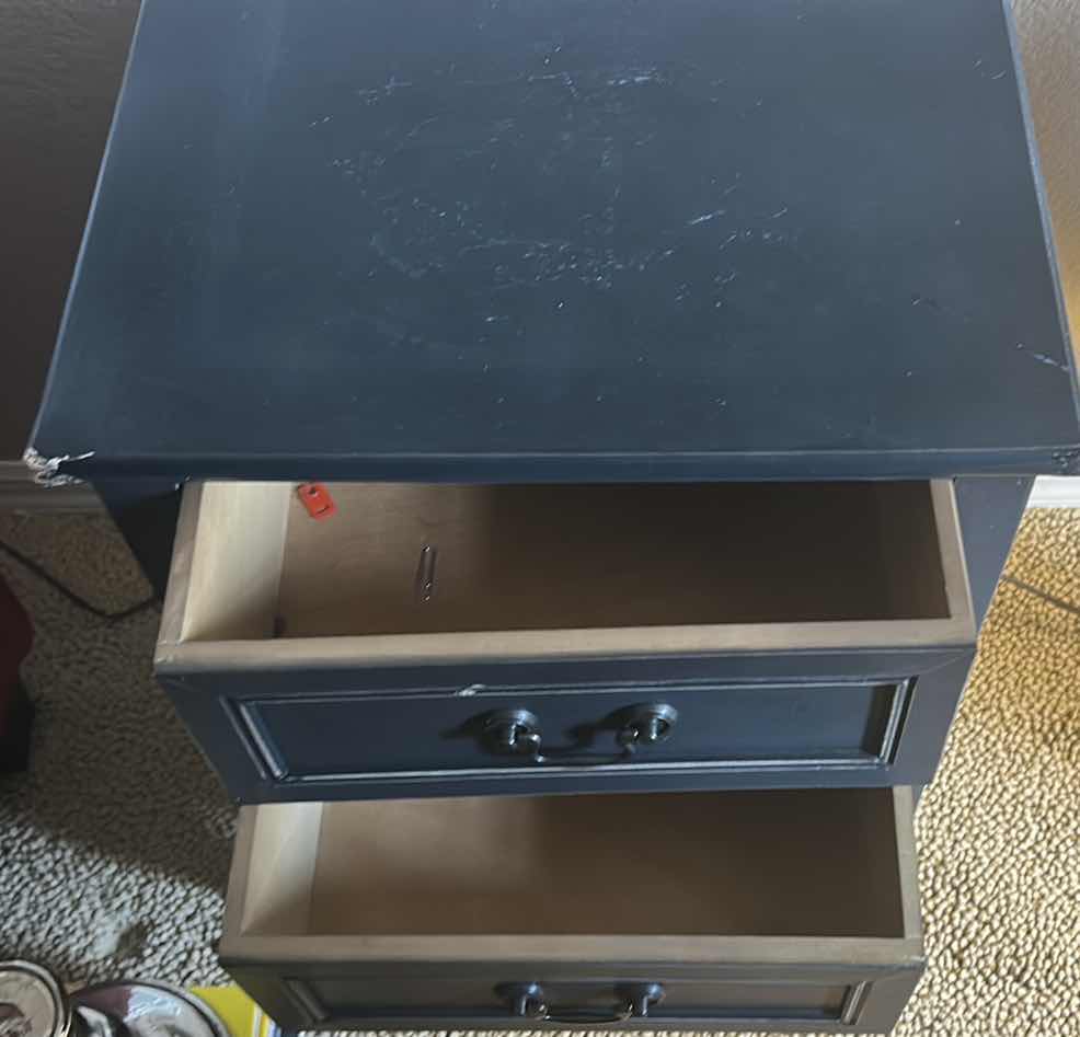 Photo 1 of SMALL THREE DRAWER WOOD CABINET 17” x 25 1/2”