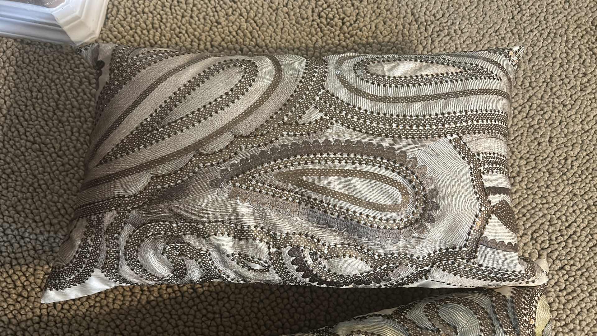 Photo 1 of 2 DECORATIVE SEQUIN PILLOWS 19” x 11”