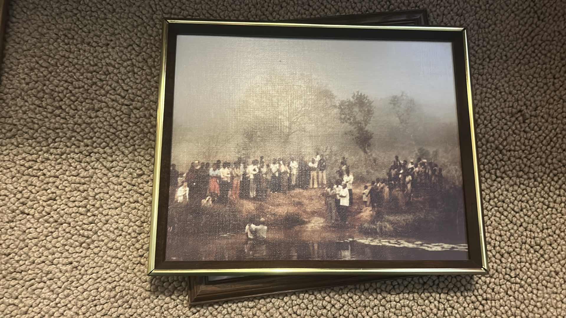 Photo 1 of 2 FRAMED ARTWORK PIECES LARGEST 15” x 12”
