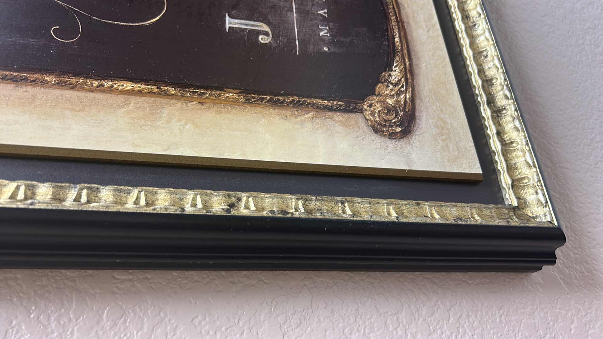 Photo 1 of FRAMED "AU PETIT, JARDIN, MAISON DES FLEURS" ARTWORK 23.5“ x H31.5“