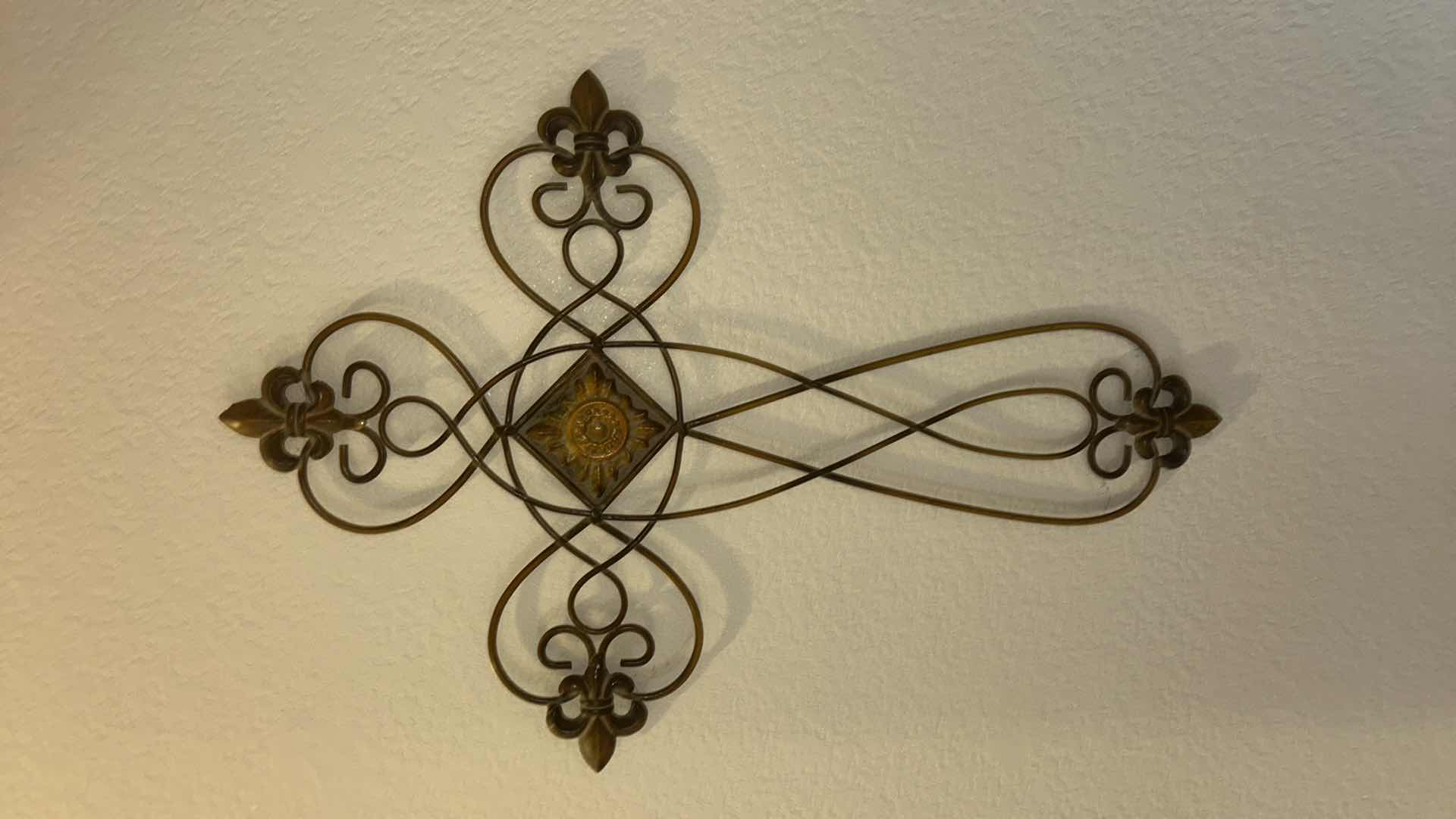 Photo 1 of METAL CROSS WALL DECOR 18” x 25”