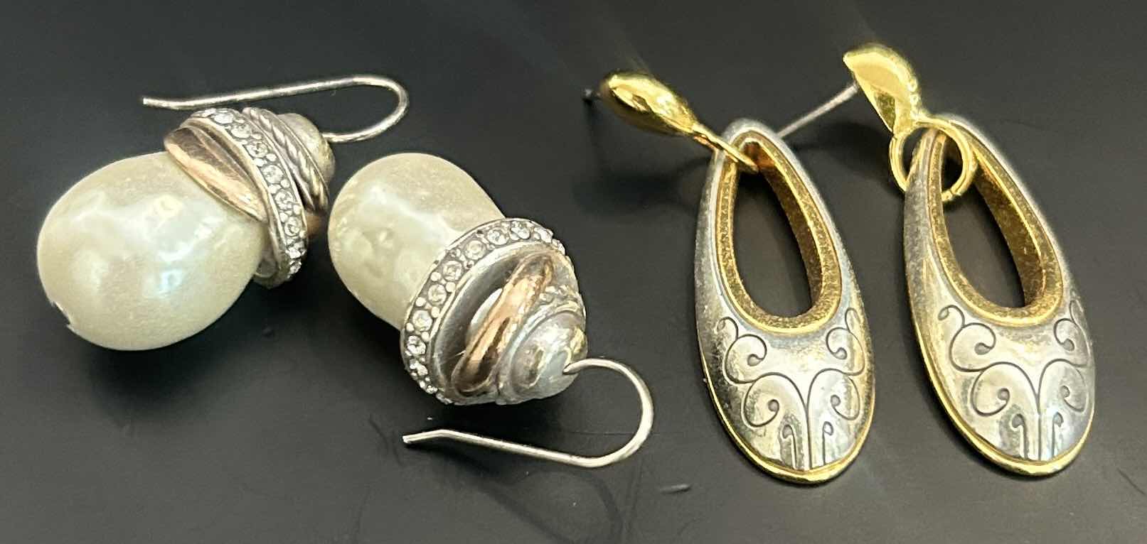 Photo 1 of 2 PAIR BRIGHTON PIERCED EARRINGS