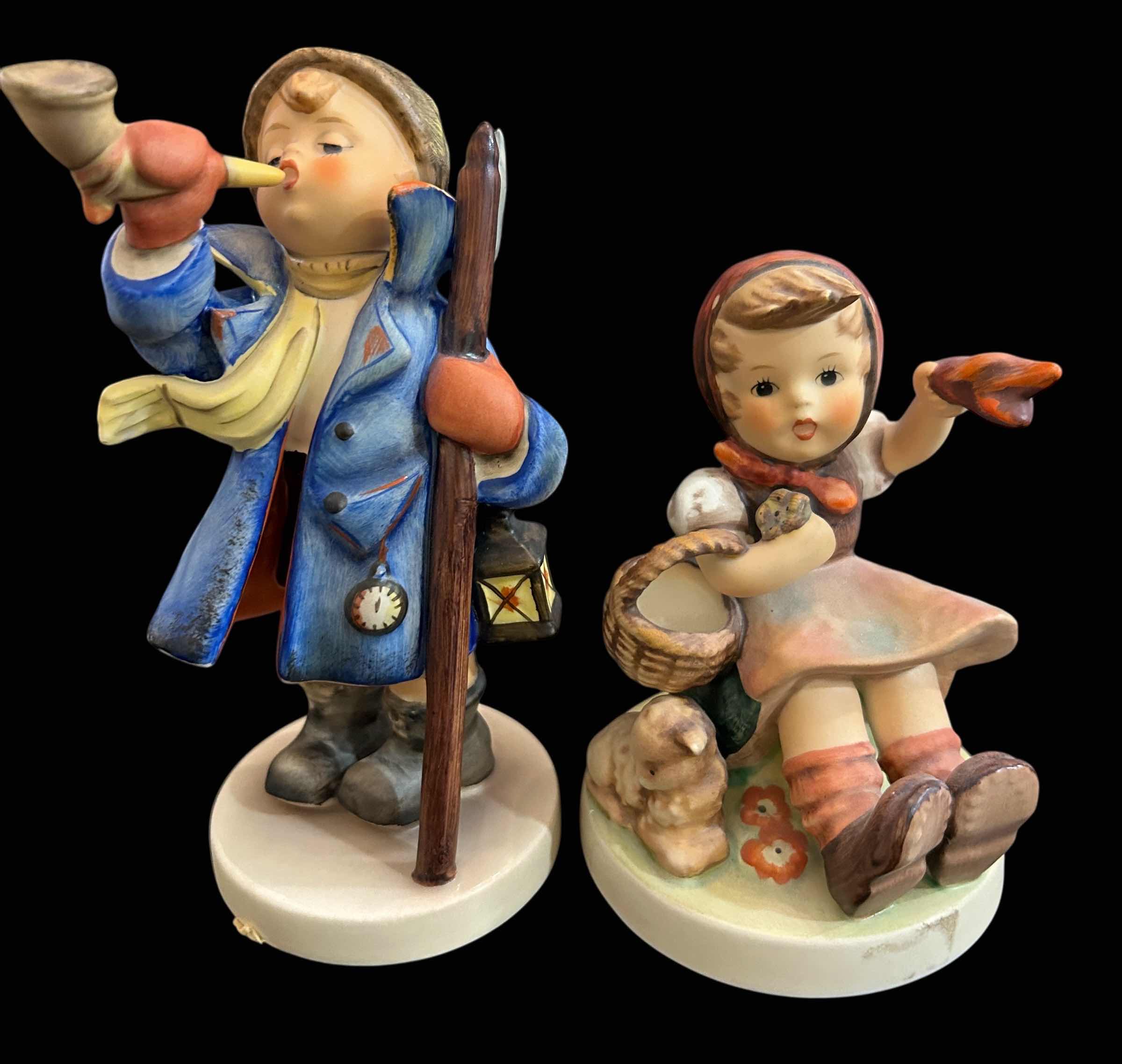 Photo 1 of 2 VINTAGE GOEBEL 
FIGURINES (TALLEST 6.25”)