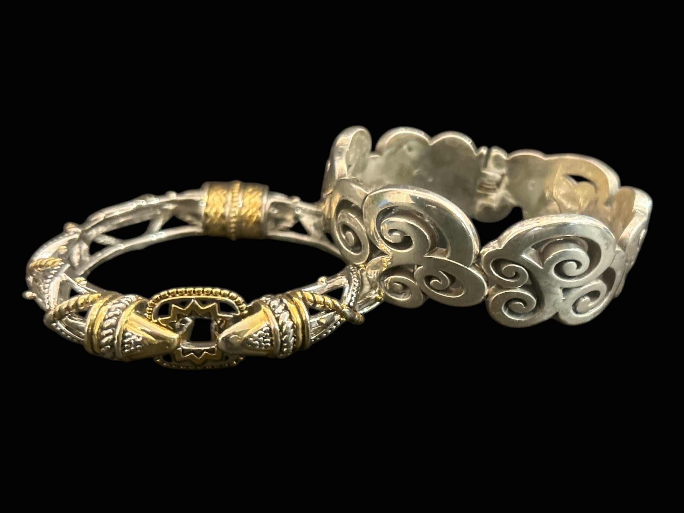 Photo 1 of 2-BRIGHTON GOLD & SILVER TONE BRACELETS