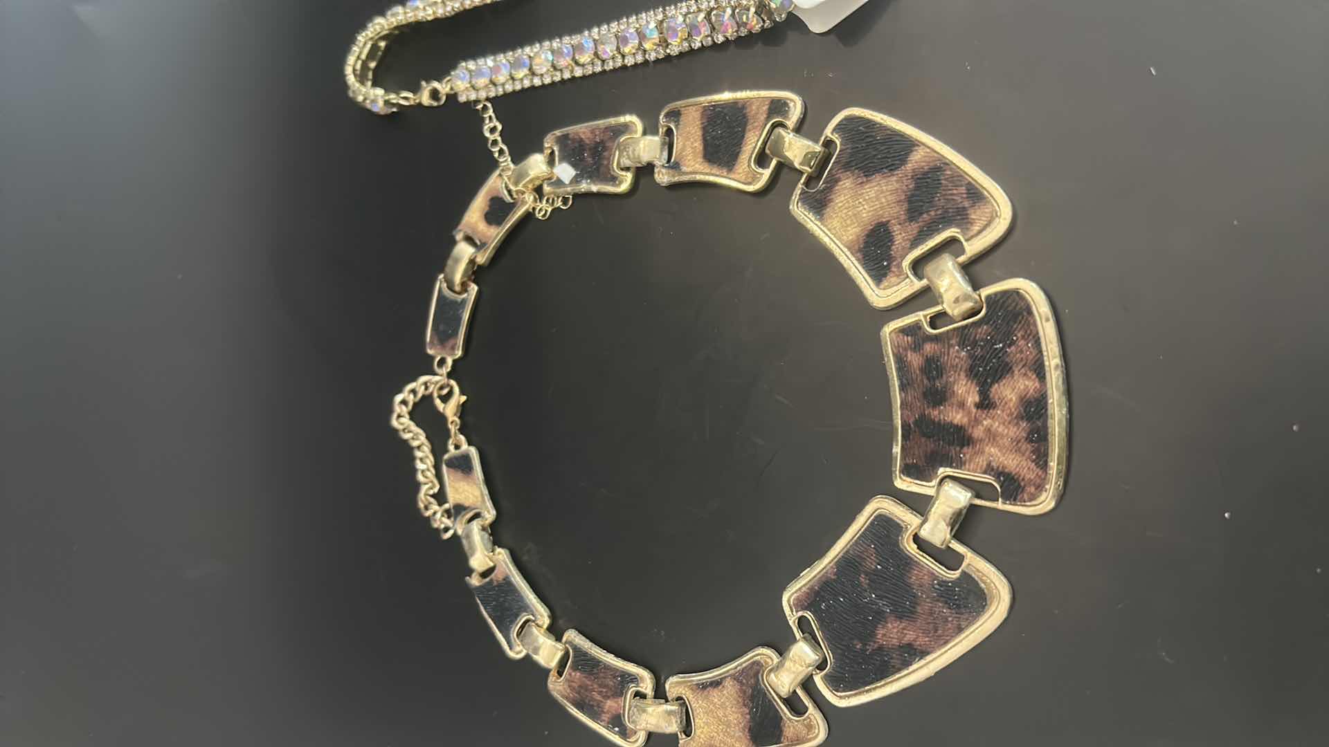 Photo 1 of 3-UNIQUE CHOKER NECKLACES, FAUX DIAMOND EARRINGS