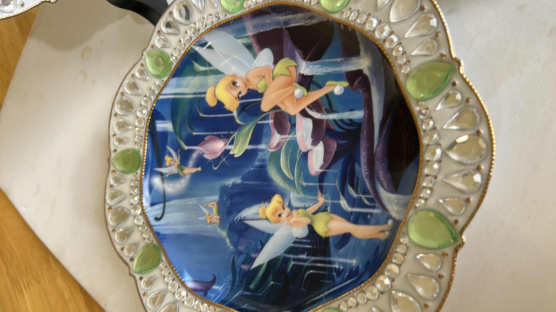 Photo 1 of 3 NUMBERED BRADFORD EXCHANGE LIMITED EDITION “JEWELS OF NEVER LAND” TINKER BELL H7.5”