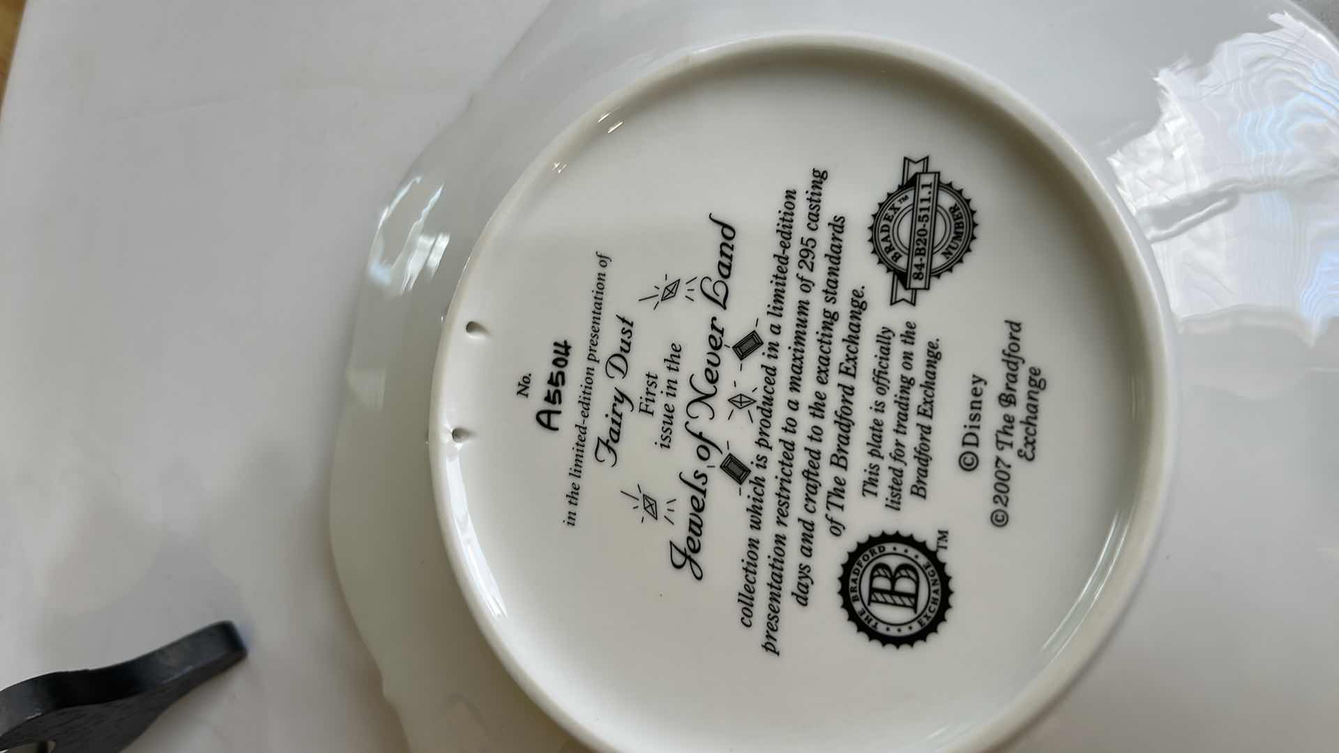 Photo 1 of 3 NUMBERED BRADFORD EXCHANGE LIMITED EDITION “JEWELS OF NEVER LAND” TINKER BELL H7.5”