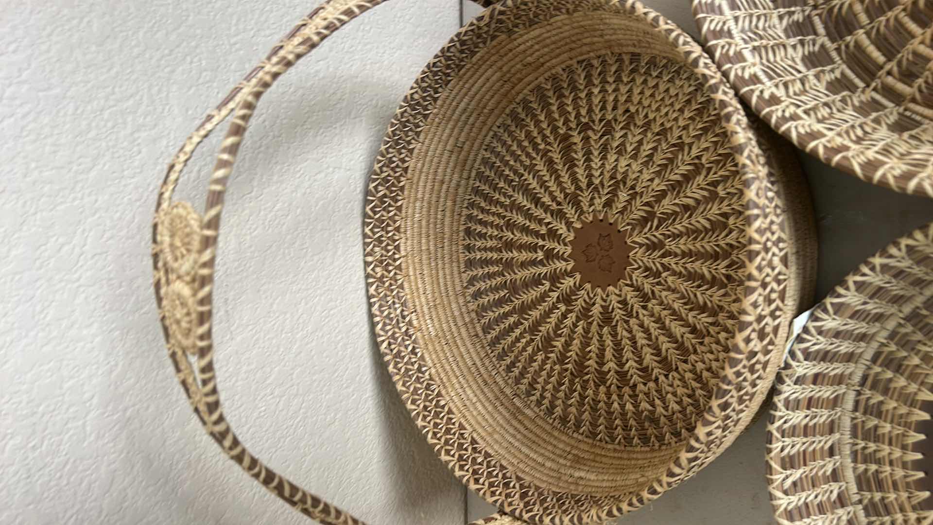 Photo 1 of 3 NEW WITH TAGS PINES AND POTS BY CAROL HANDMADE BASKETS AND MORE LARGEST 12.5” x 11”