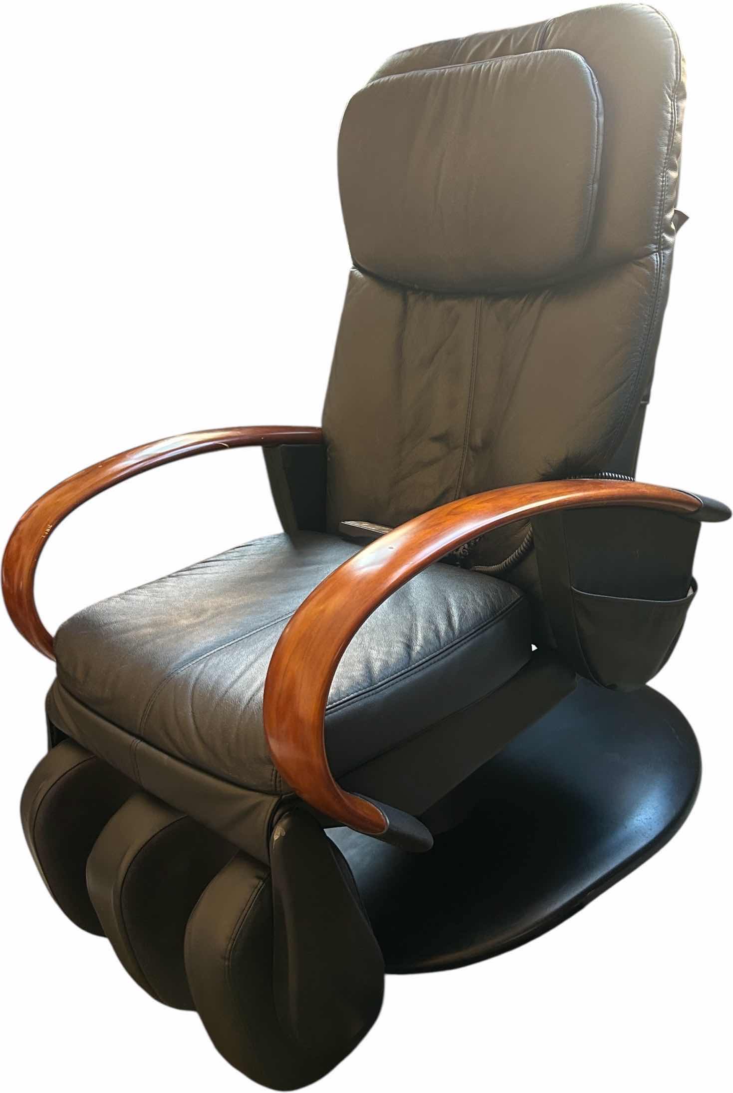 Photo 1 of HTT RECLINING BLACK LEATHER  MASSAGE CHAIR