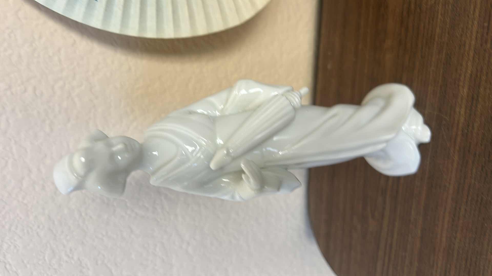 Photo 1 of ASIAN FIGURINE H8” AND FAN