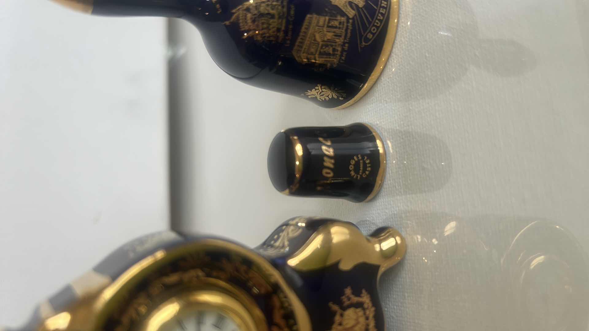 Photo 1 of 4 MINIATURE PORCELAIN IMPERIAL LIMOGES FRANCE PIECES (TALLEST 3.5”)