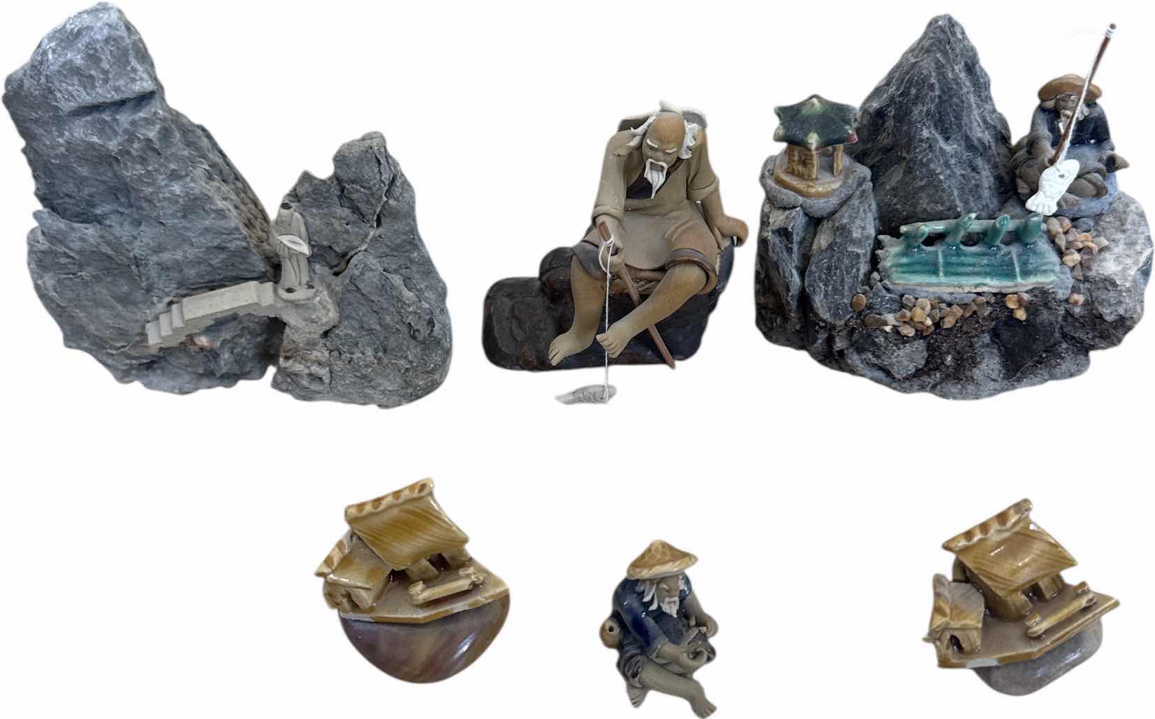 Photo 1 of 9- VINTAGE MINIATURE FIGURINES AND STRUCTURES DECORATIVE COLLECTABLES

H4” AND SMALLER