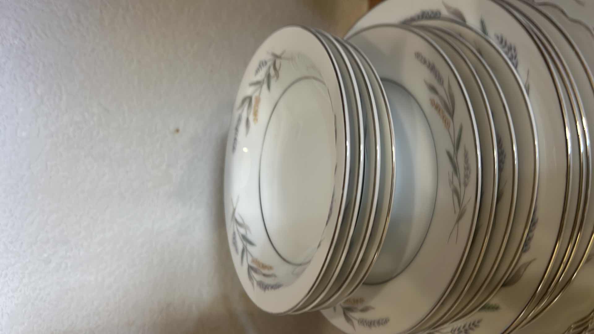 Photo 1 of 20 PC’S BLUE HARVEST DINNERWARE