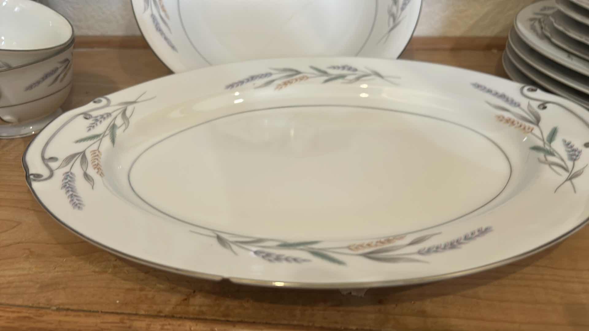 Photo 1 of 3 PCS BLUE HARVEST DINNERWARE