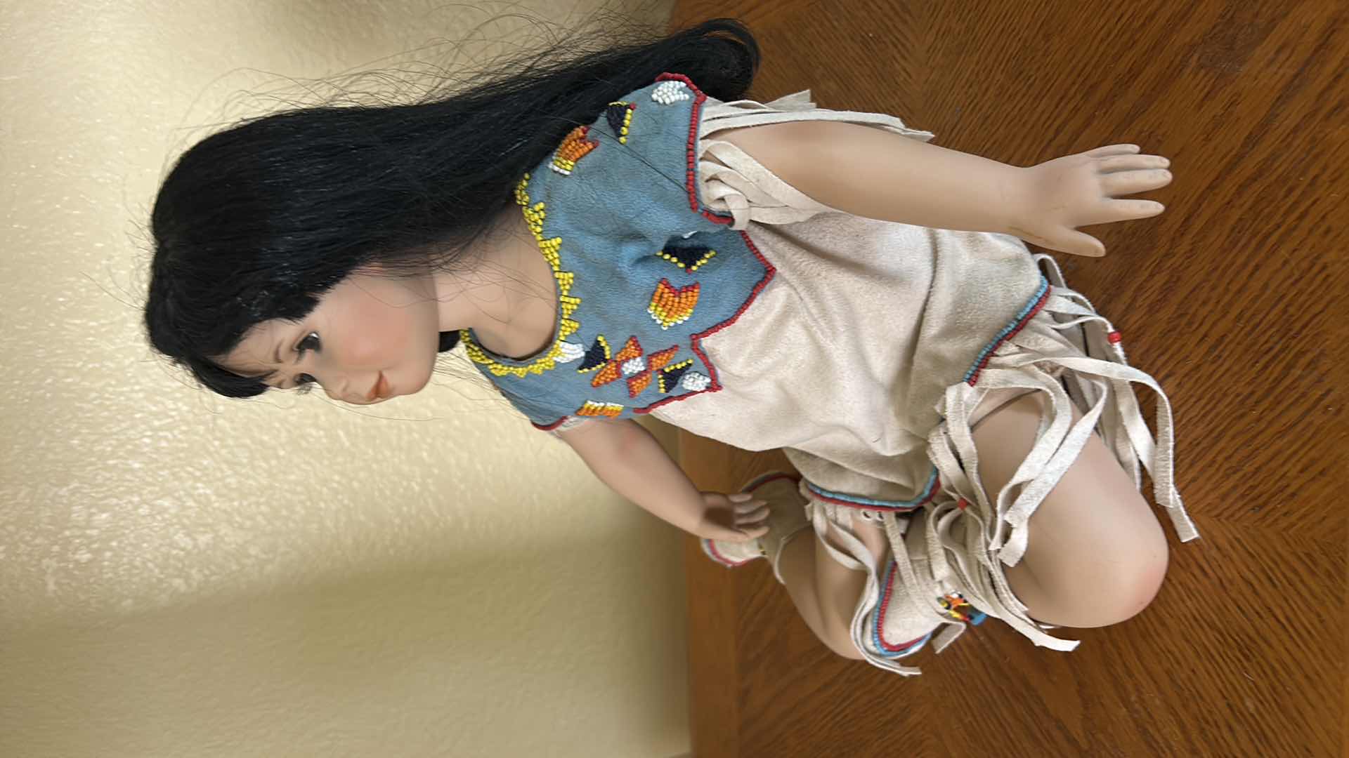 Photo 1 of ASHTON - DRAKE COLLECTION NUMBERED PORCELAIN DOLL H12.5”