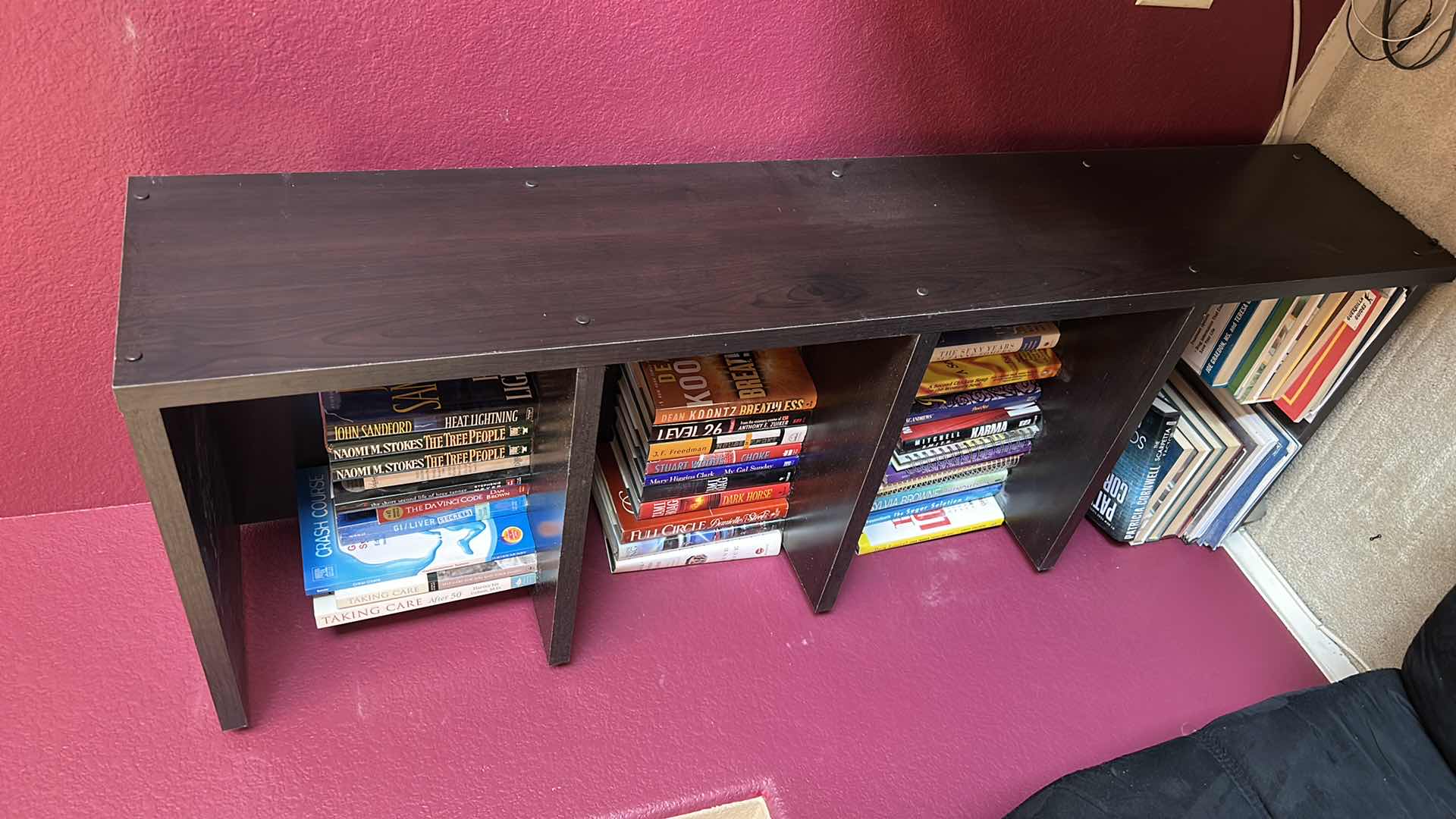 Photo 1 of BOOK SHELF UNIT WITH BOOKS 20 1/4” x  H58 1/2”