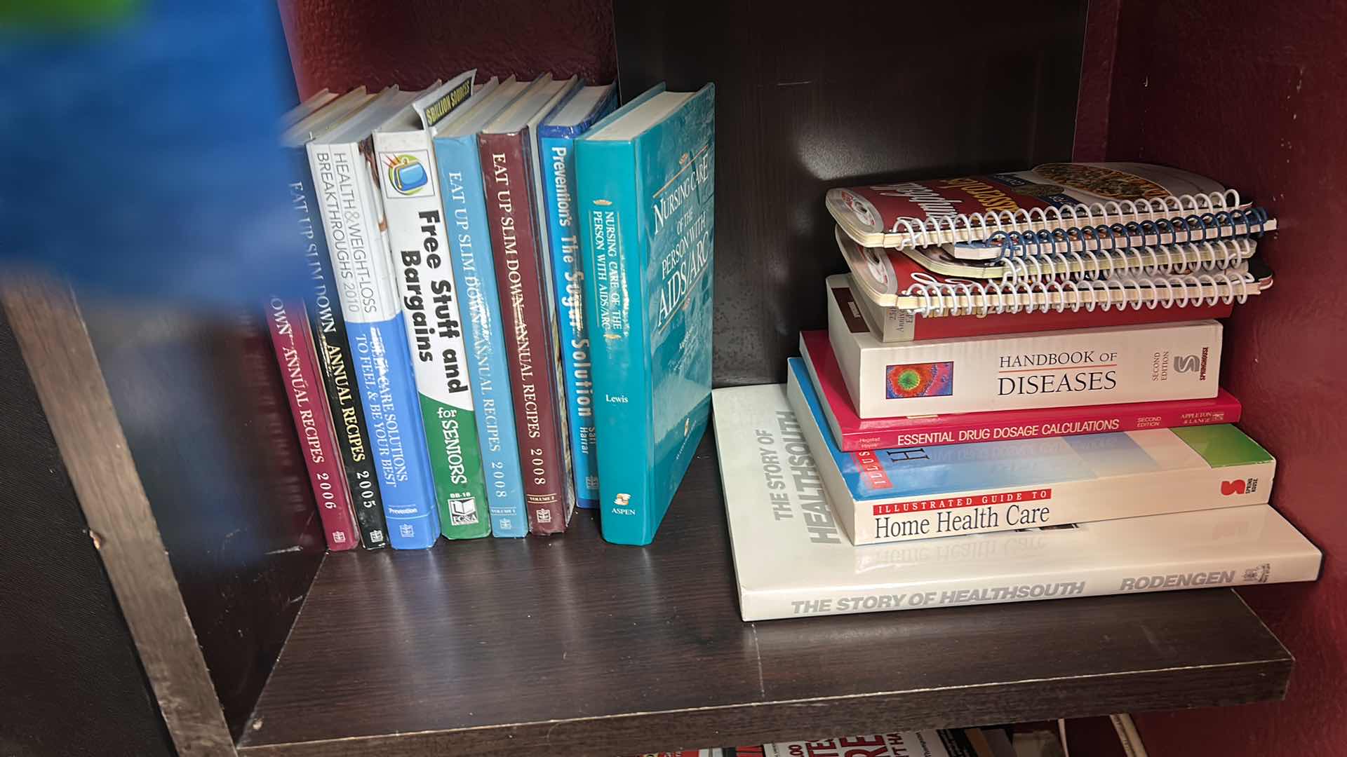 Photo 1 of BOOK SHELF UNIT WITH BOOKS 20 1/4” x  H58 1/2”