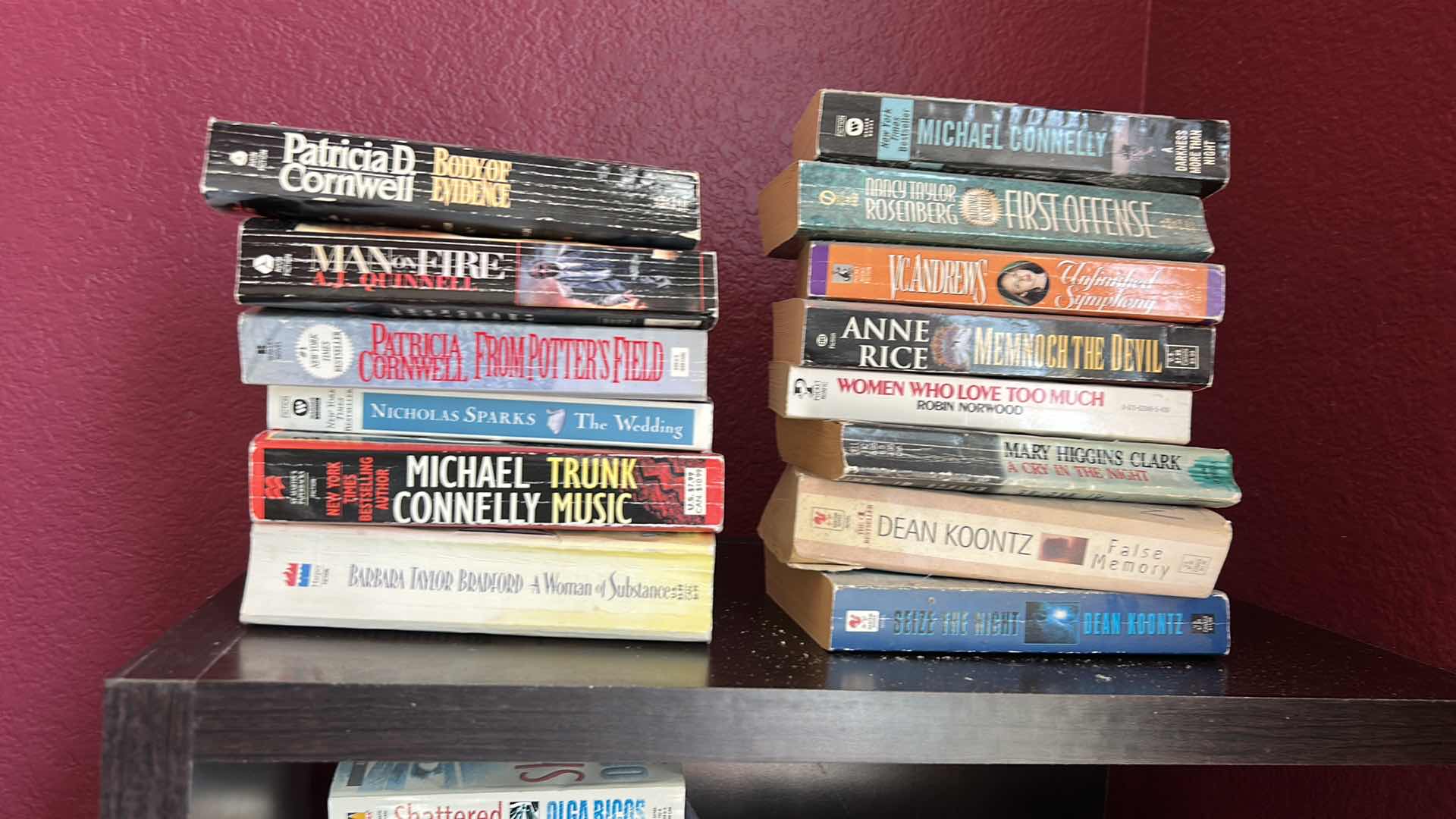 Photo 1 of BOOK SHELF UNIT WITH BOOKS 20 1/4” x  H58 1/2”