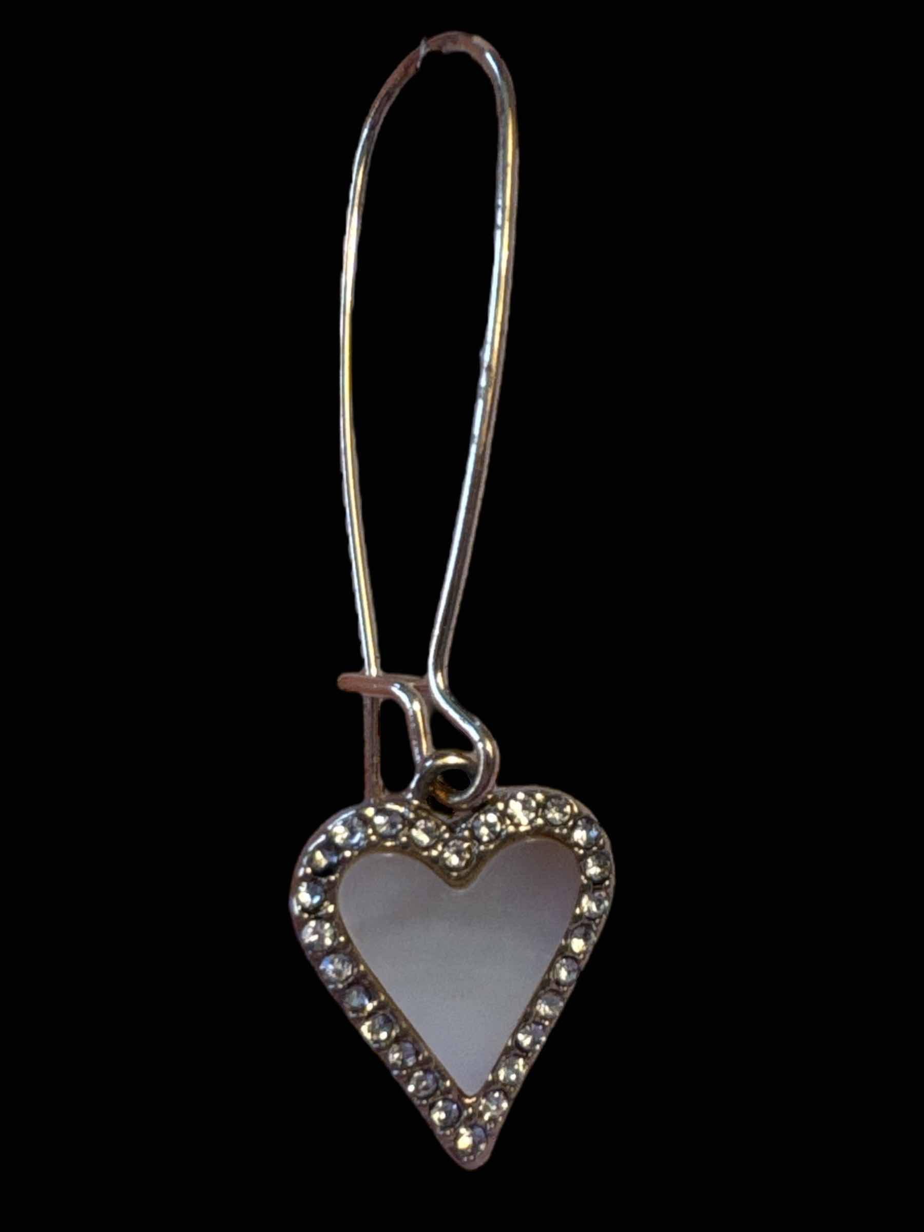 Photo 1 of BELLA JACK HEART SHAPED EARRINGS, GOLD TOLD JEWELRY 

1.75”