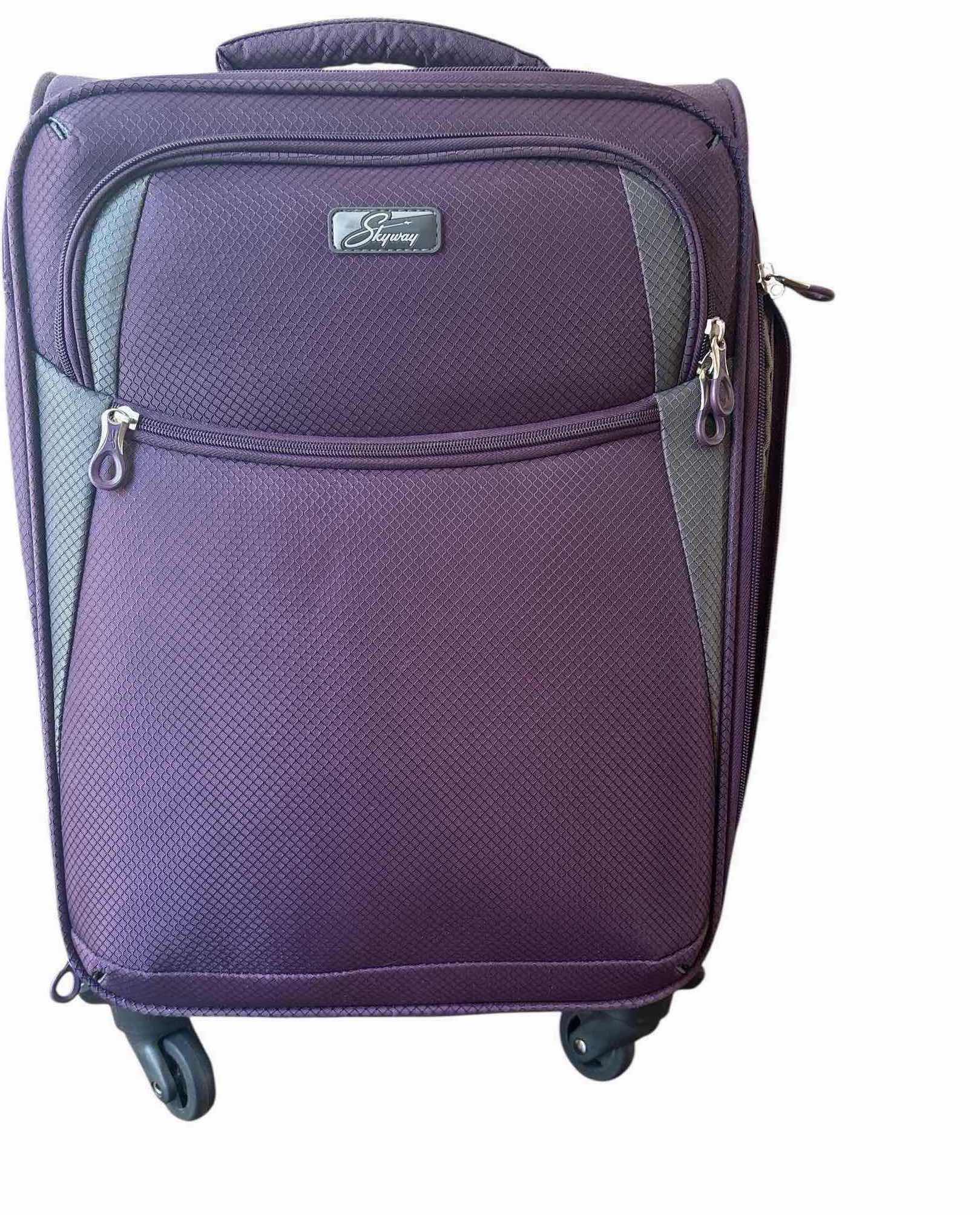 Photo 1 of SKYWAY CARRY ON SUITCASE PURPLE 14” X 10” X 24”H