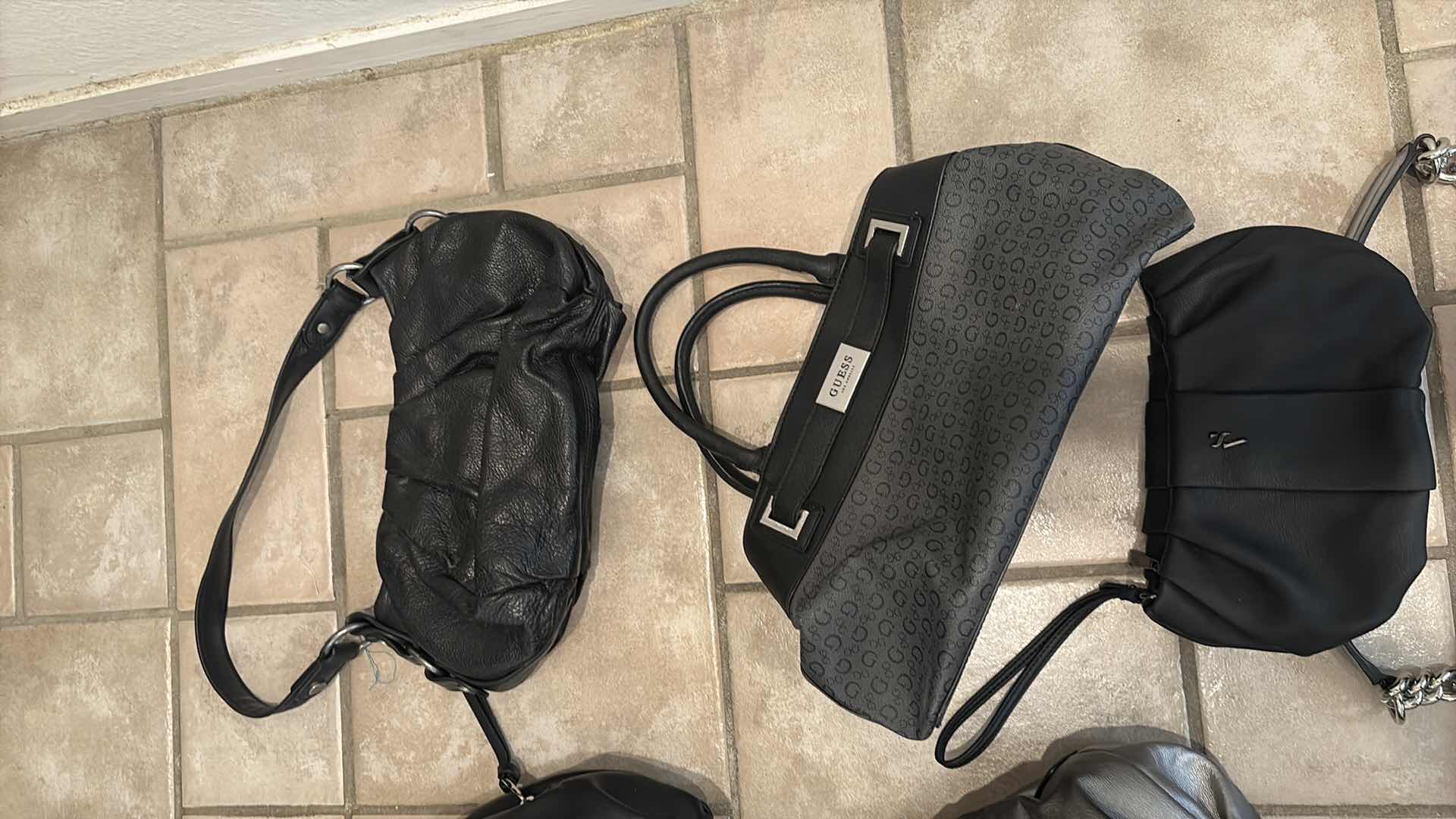 Photo 1 of BLACK AND SILVER HANDBAGS