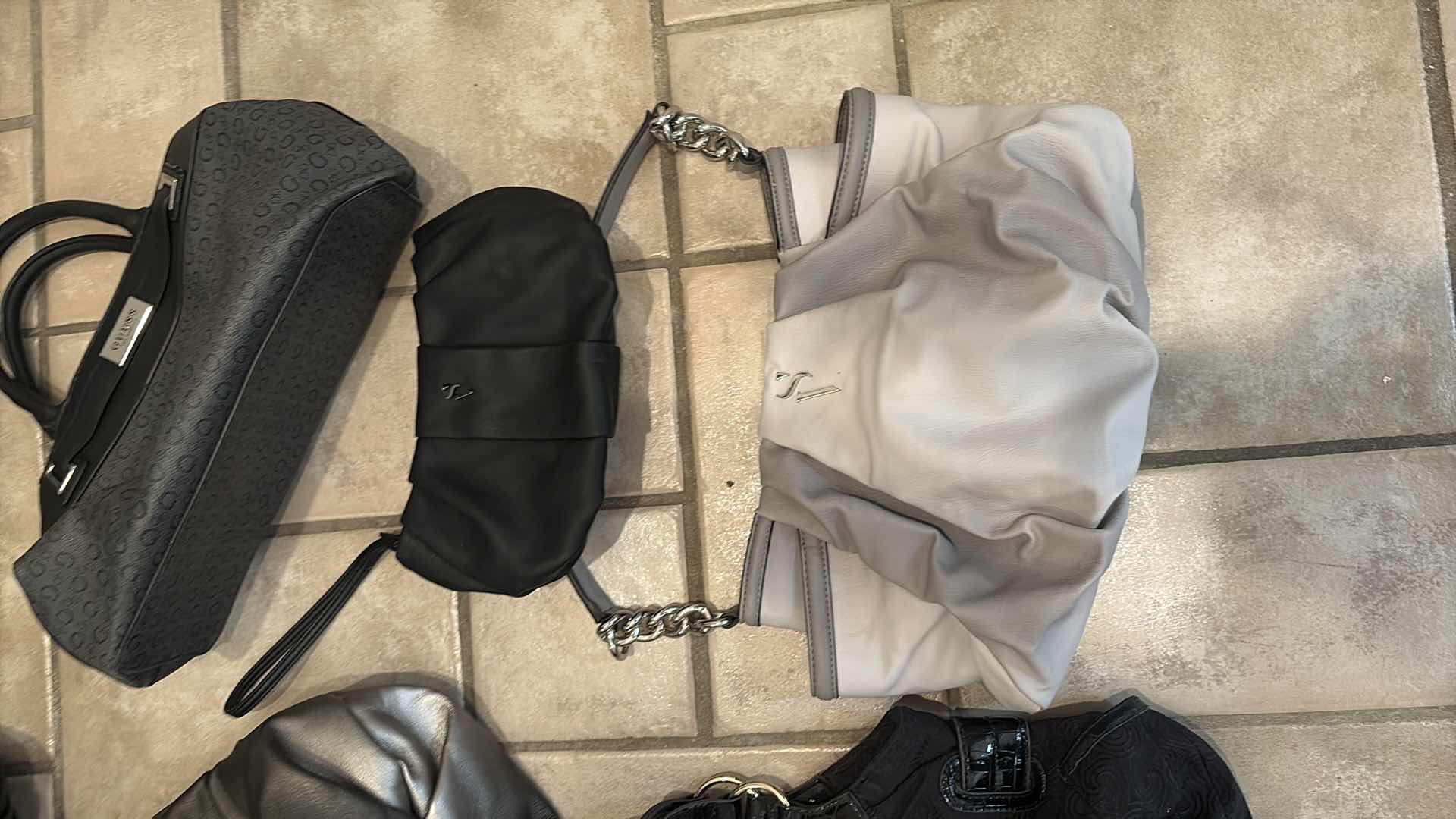 Photo 1 of BLACK AND SILVER HANDBAGS