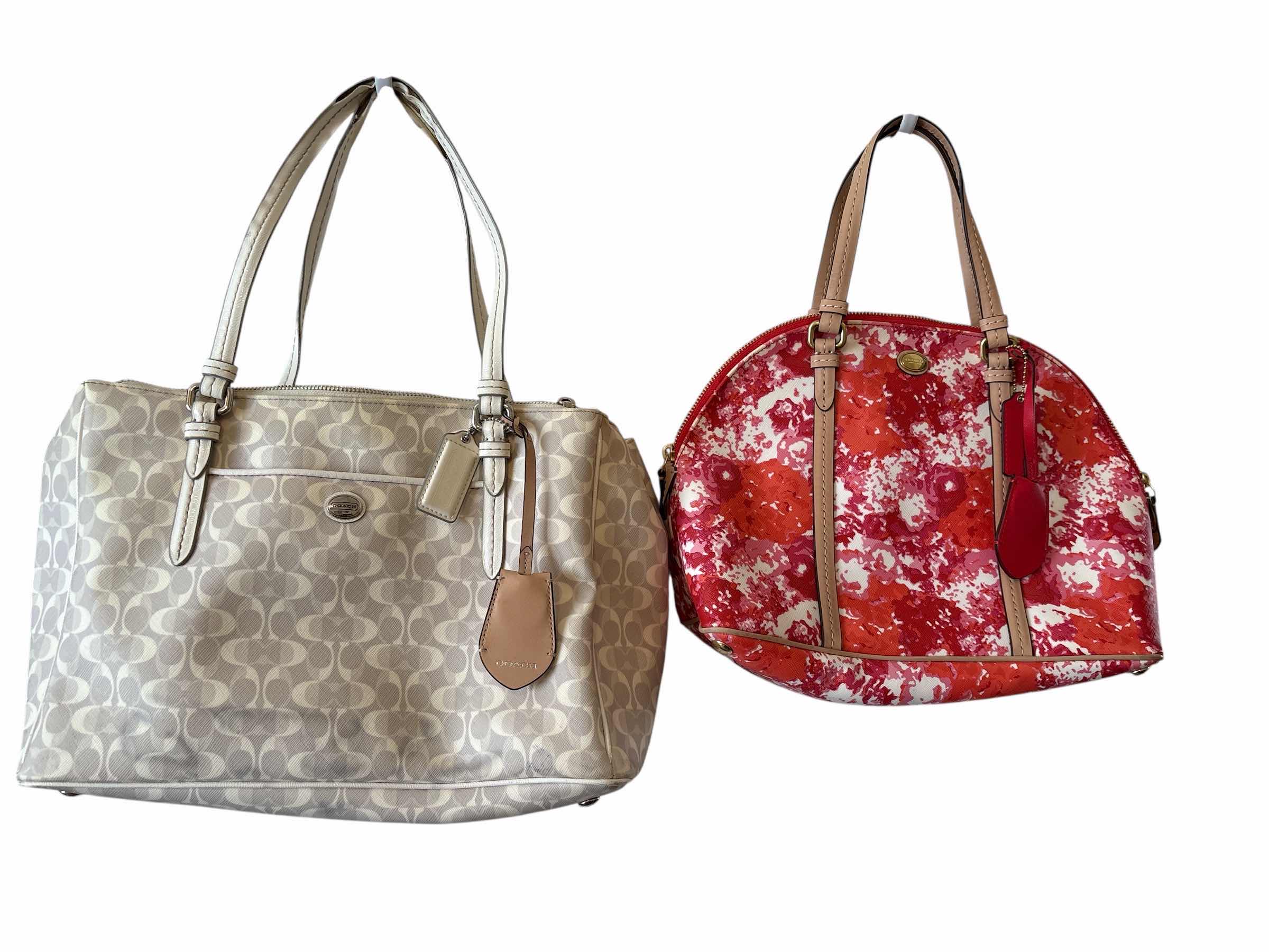Photo 1 of COACH HANDBAGS STRAPS HAVE SOME DAMAGE 14”