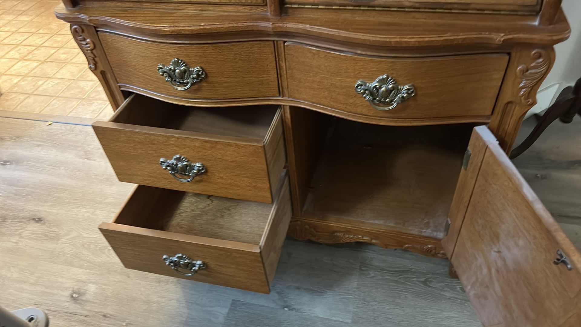 Photo 1 of STANLEY FURNITURE VINTAGE SECRETARY DESK AND HUTCH 38“ x 20“ x H70“