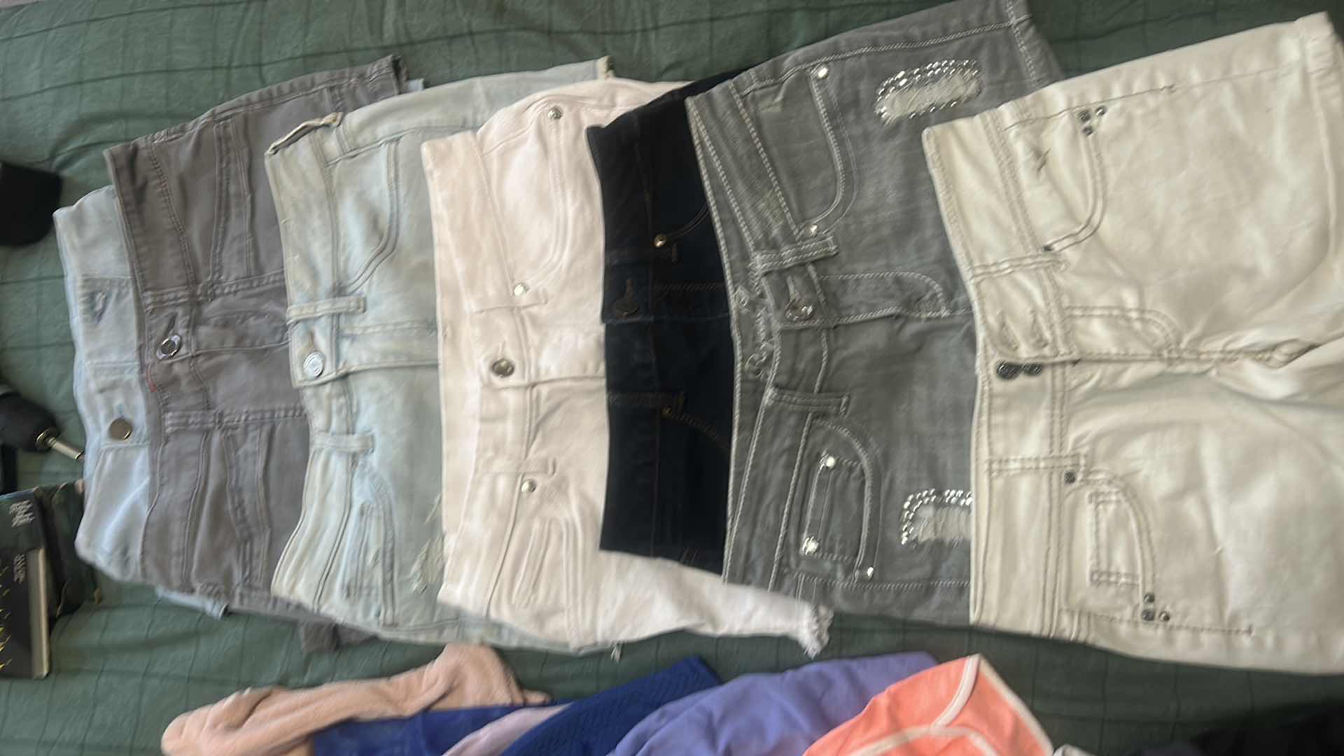 Photo 1 of 30 PAIRS OF GIRLS SHORTS MOSTLY SIZE 4