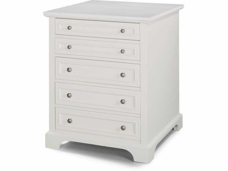 Photo 2 of NEW HOMESTYLES NAPLES COLLECTION WHITE WOOD CASUAL DINING ISLAND STORAGE CHEST/DRESSER/SHELF MODEL 5530-91