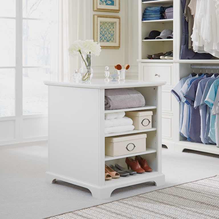Photo 5 of NEW HOMESTYLES NAPLES COLLECTION WHITE WOOD CASUAL DINING ISLAND STORAGE CHEST/DRESSER/SHELF MODEL 5530-91