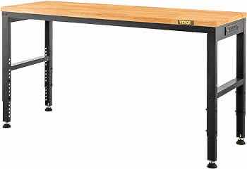 Photo 1 of NEW VEVOR HEAVY-DUTY ADJUSTABLE HEIGHT WORKSTATION BENCH MODEL M6120